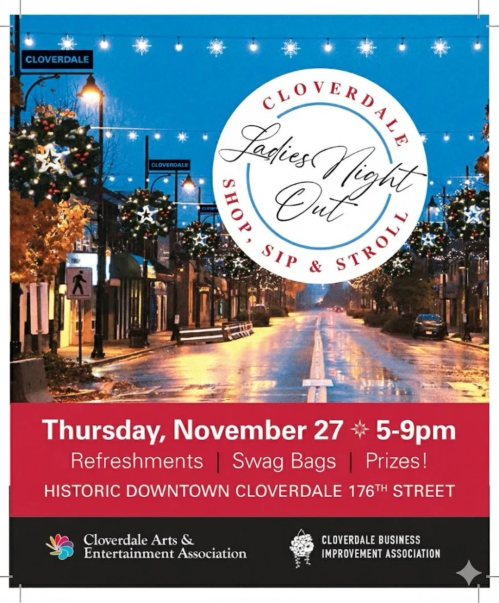 This month&rsquo;s the perfect excuse for a girls&rsquo; night! 💫
Join us Thursday, November 27 from 5&ndash;9pm for Ladies Night Out &mdash; with swag bags, prizes, and all your favorite downtown shops open late!