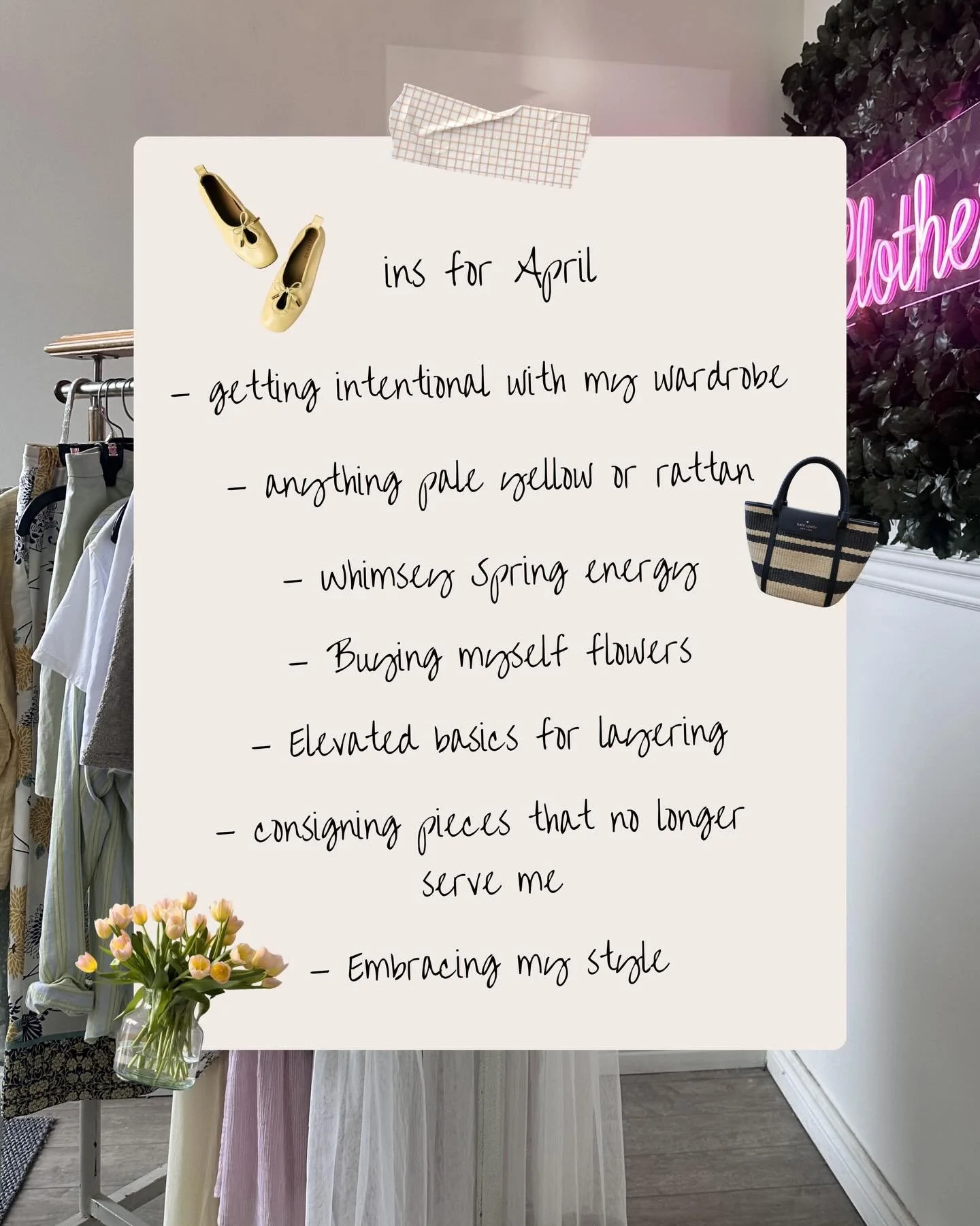 The energy we&rsquo;re bringing into April&hellip;and the energy we&rsquo;re leaving behind. ✨🌷☀️🙅🏼&zwj;♀️