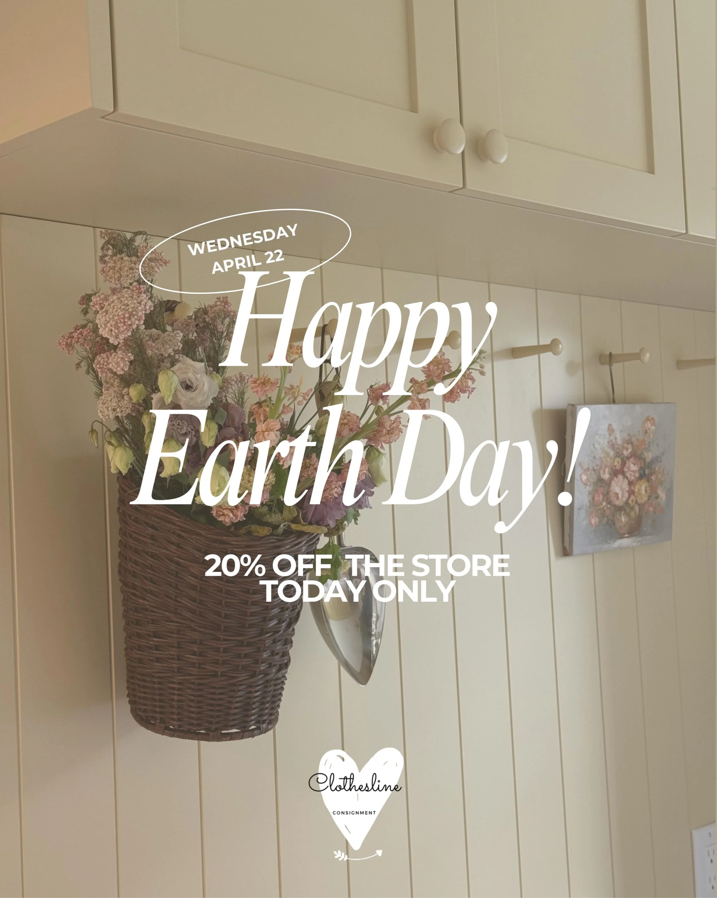 Happy Earth day! 🌎 20% OFF TODAY ONLY! 

Giving clothes a second life isn&rsquo;t just a trend, it&rsquo;s one of the easiest ways to reduce waste and shop more intentionally. Every piece you choose secondhand keeps fashion in rotation and out of la