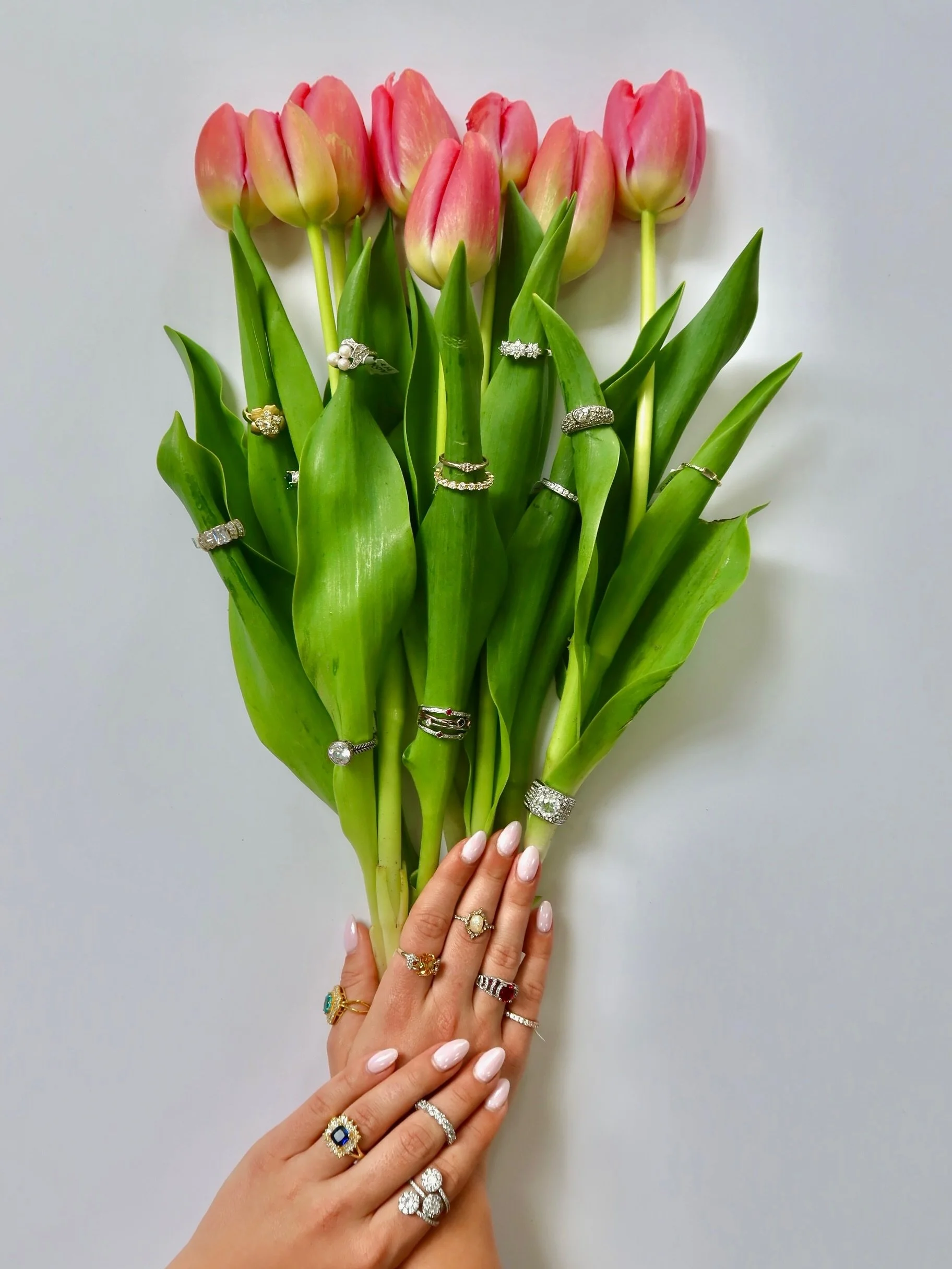 Fresh blooms, but make it sparkle 🌷✨

A little spring energy, a little everyday luxury&hellip; because the details are everything. Stack them, mix them, wear them your way.

One-of-a-kind, just like you ✨
Come find your favourites in store

&bull;
&