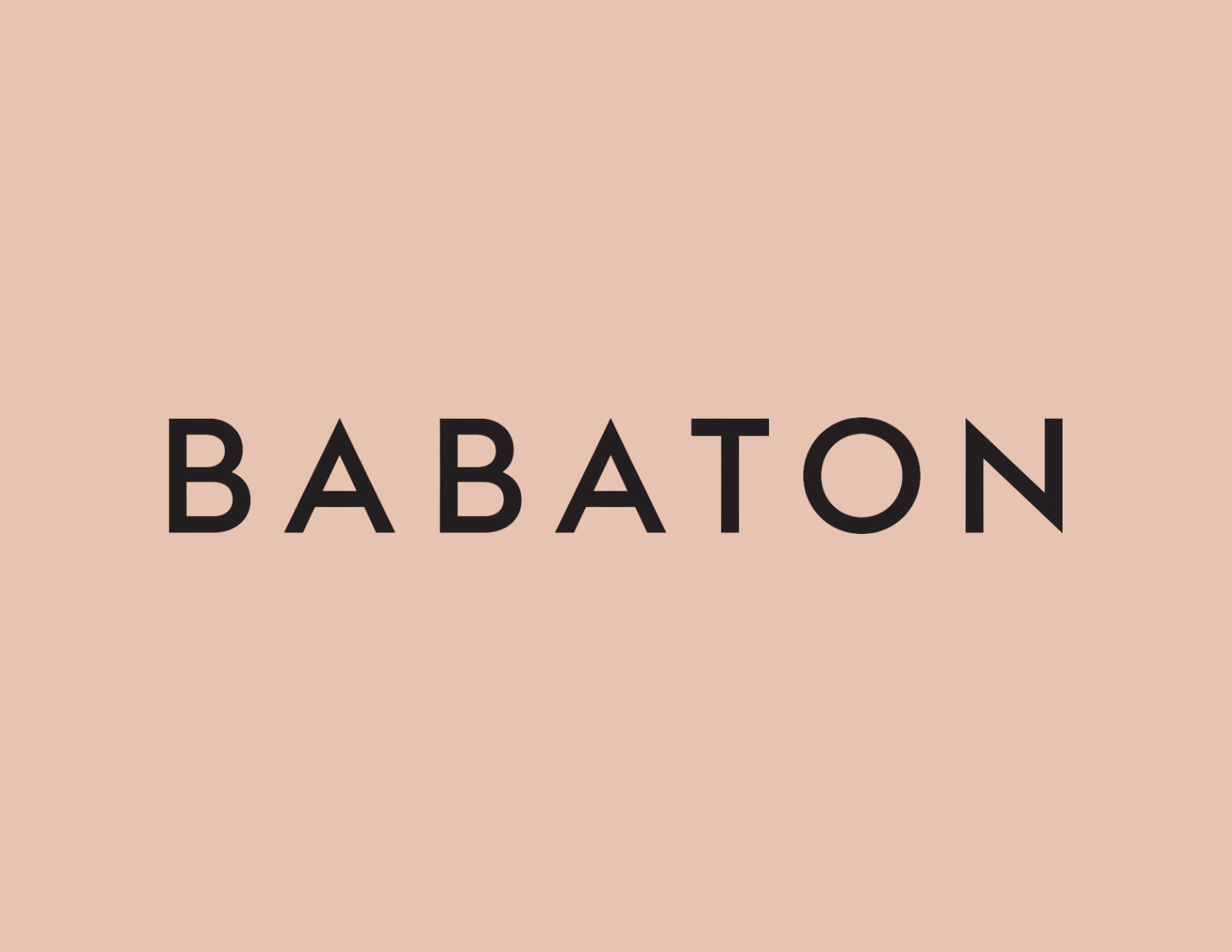 The word 'BABATON' in black text on a light beige background.
