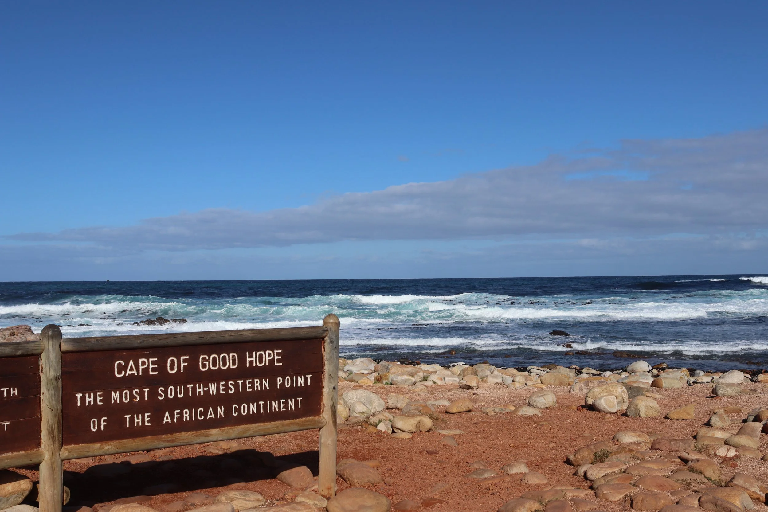 The pleasant outlook at the Cape of Good Hope