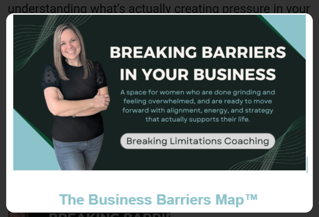 Logo for Breaking Limitations Coaching with a butterfly graphic and green background