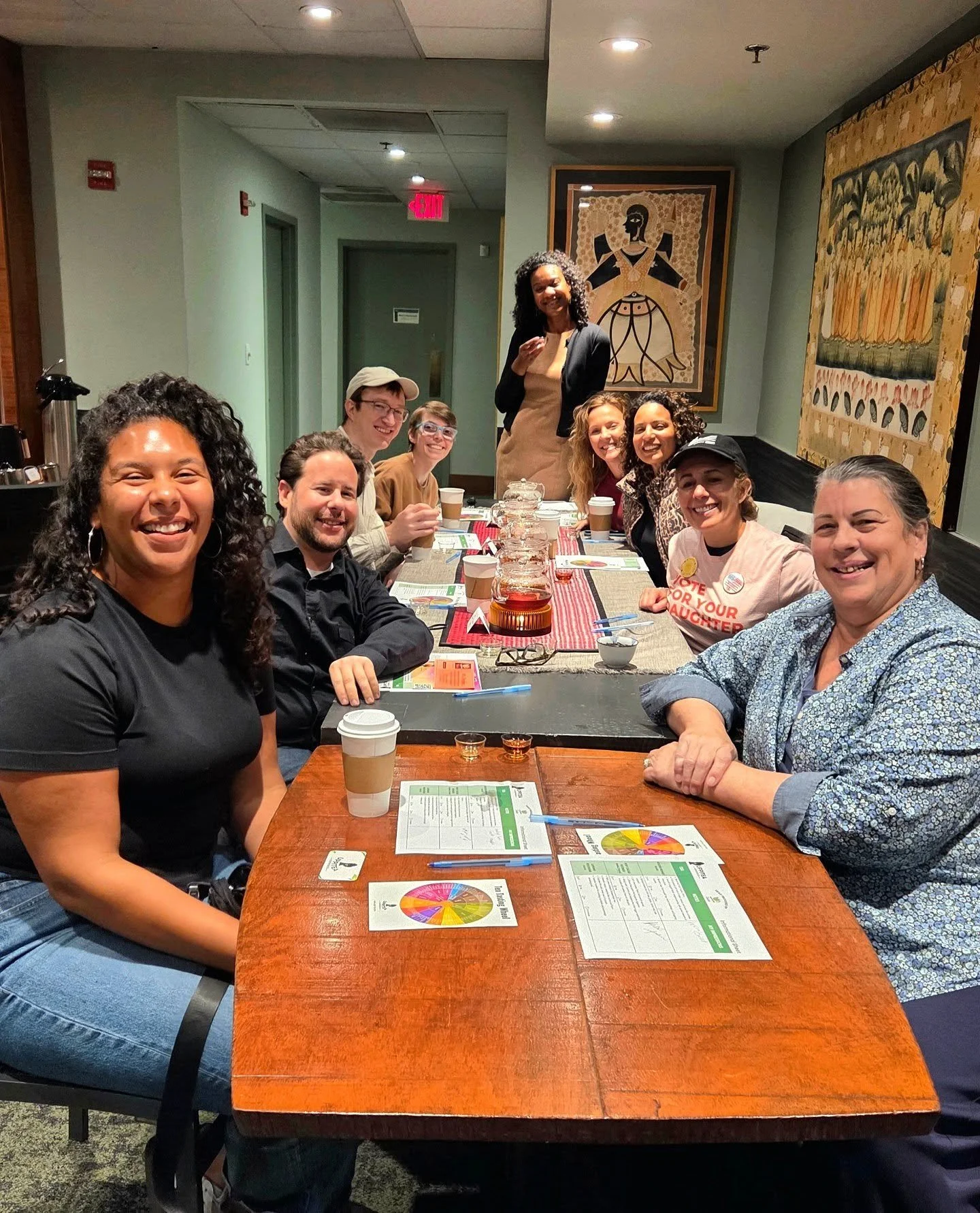 In the midst of the #NoKings protest this past weekend, a group of us tea enthusiasts took a brief reprieve to sip, commune, and relish a few joyful moments. 

Remember the words of Audre Lorde: &quot;caring for myself is not self-indulgence, it is s