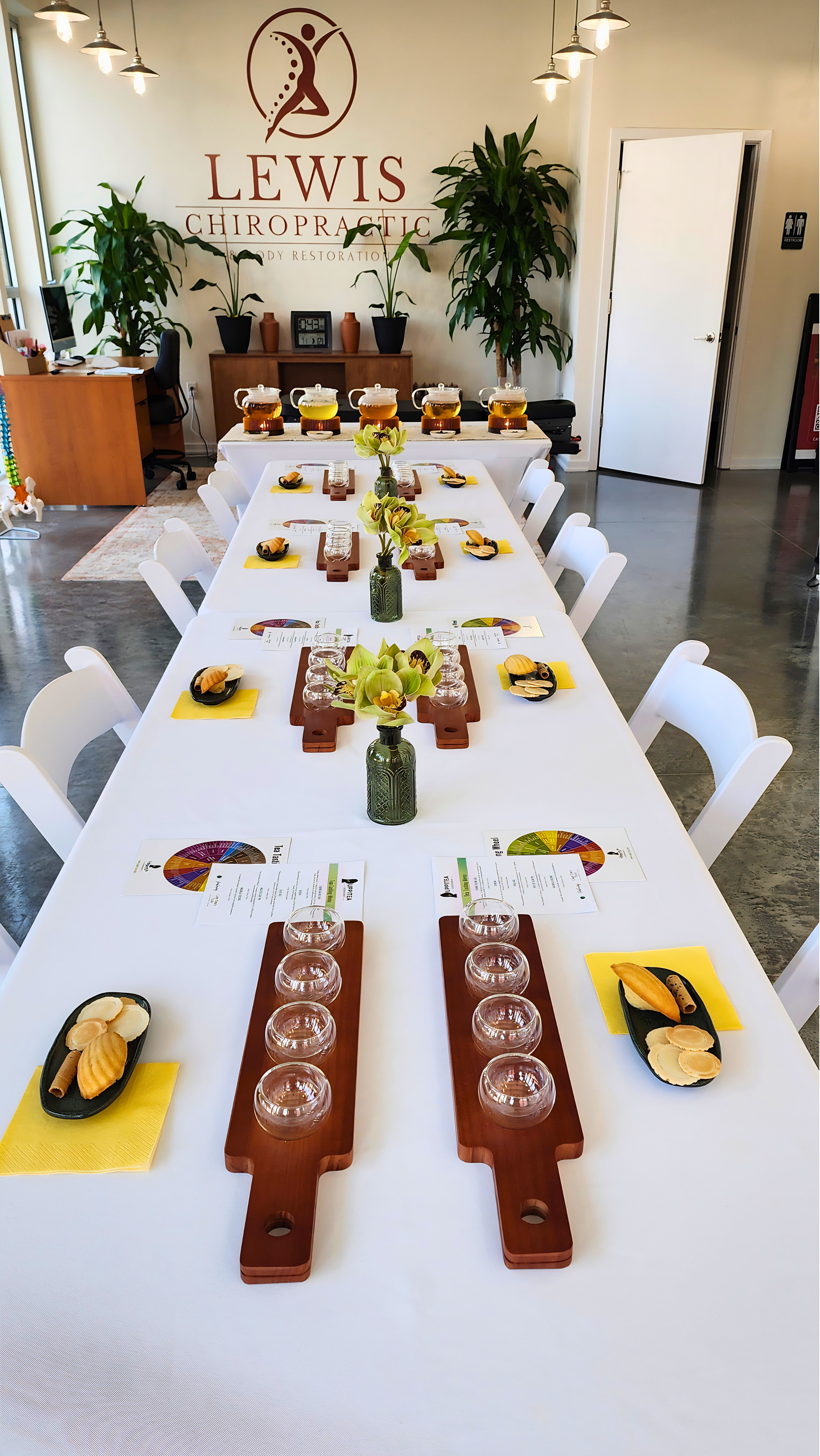 Spring Tea Tasting at Lewis Chiropractic & Body Restoration, Richmond, VA
