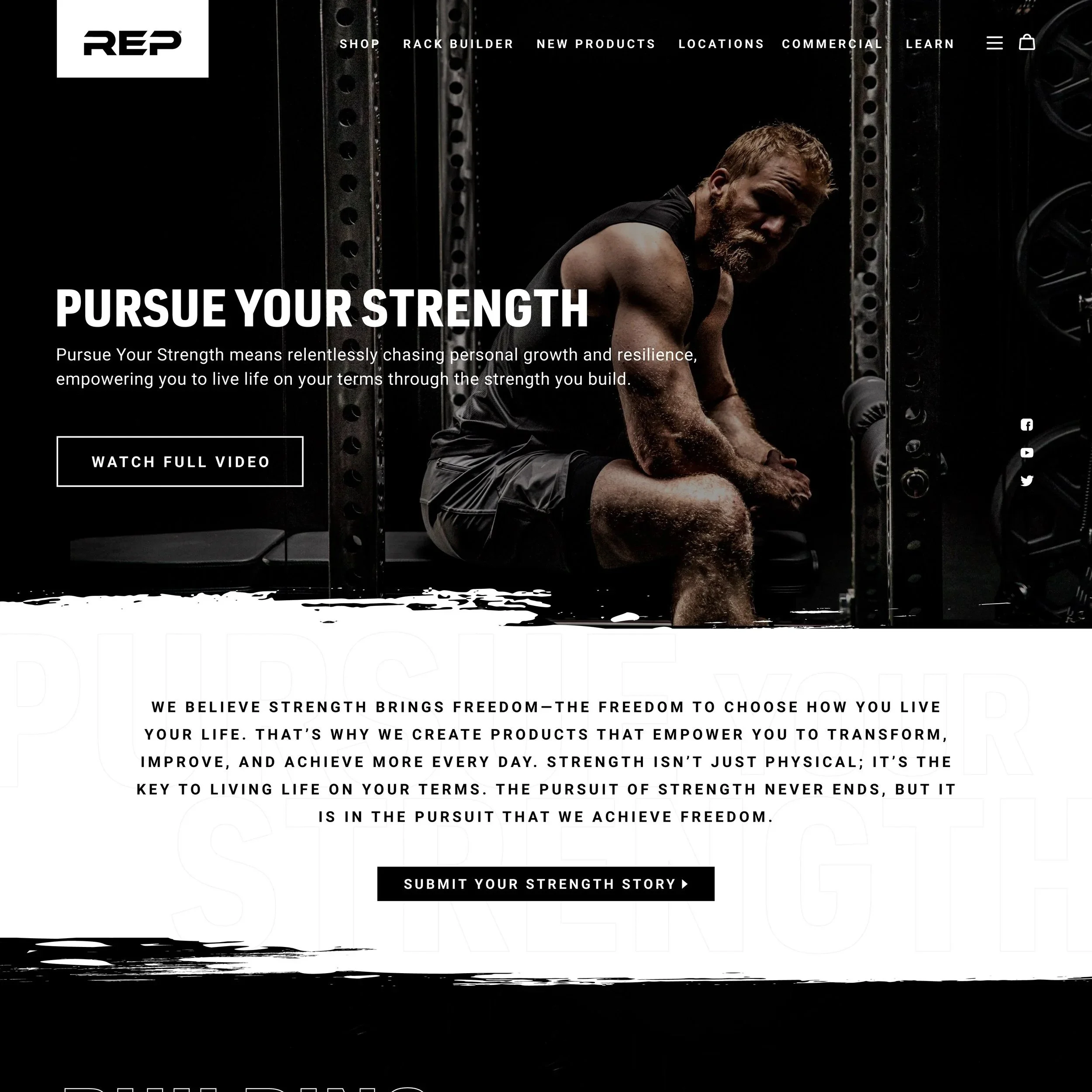 Campaign launch .com landing page