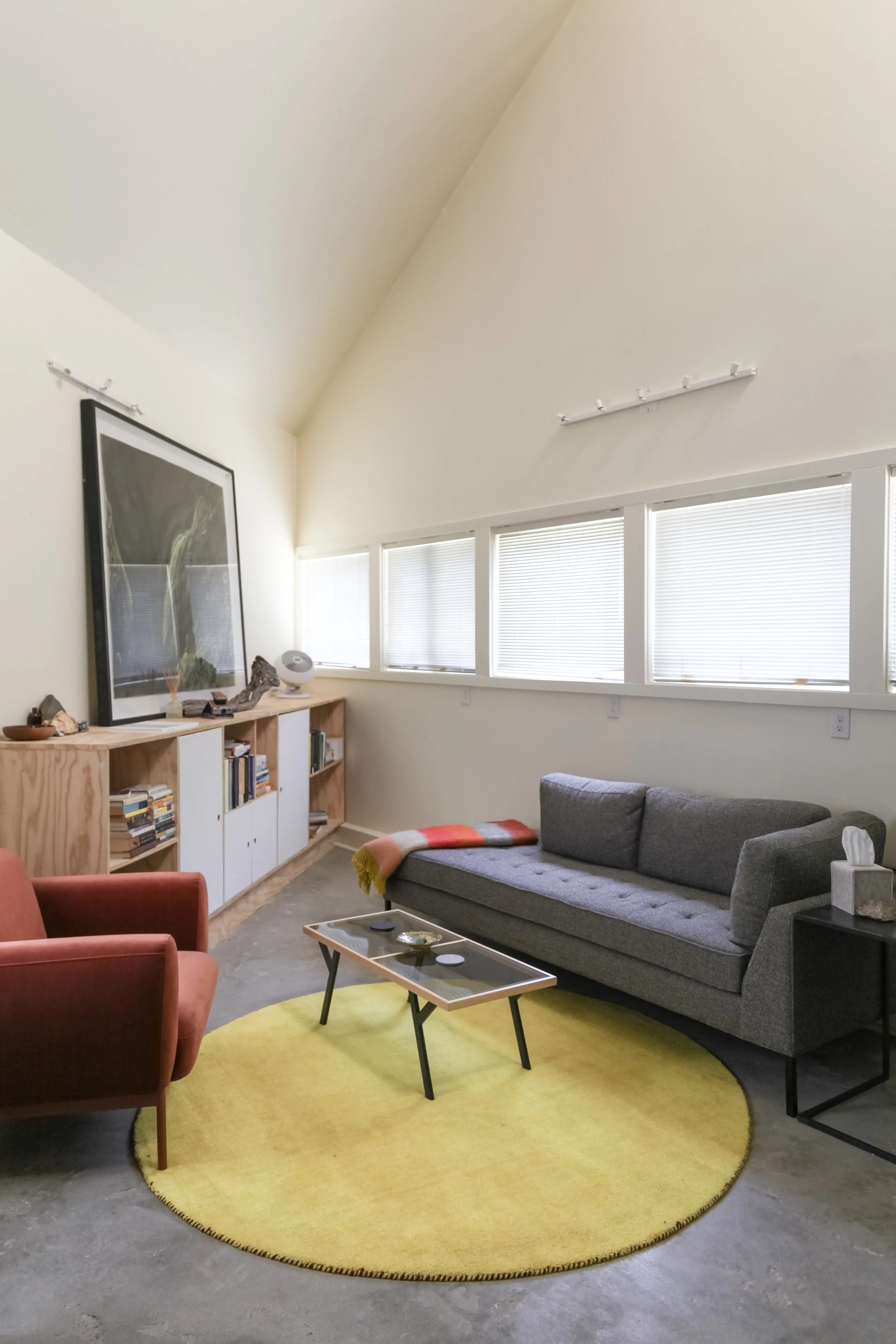 The private practice office of psychologist Dr. Jeremy Steglitz, located outside Washington, DC.