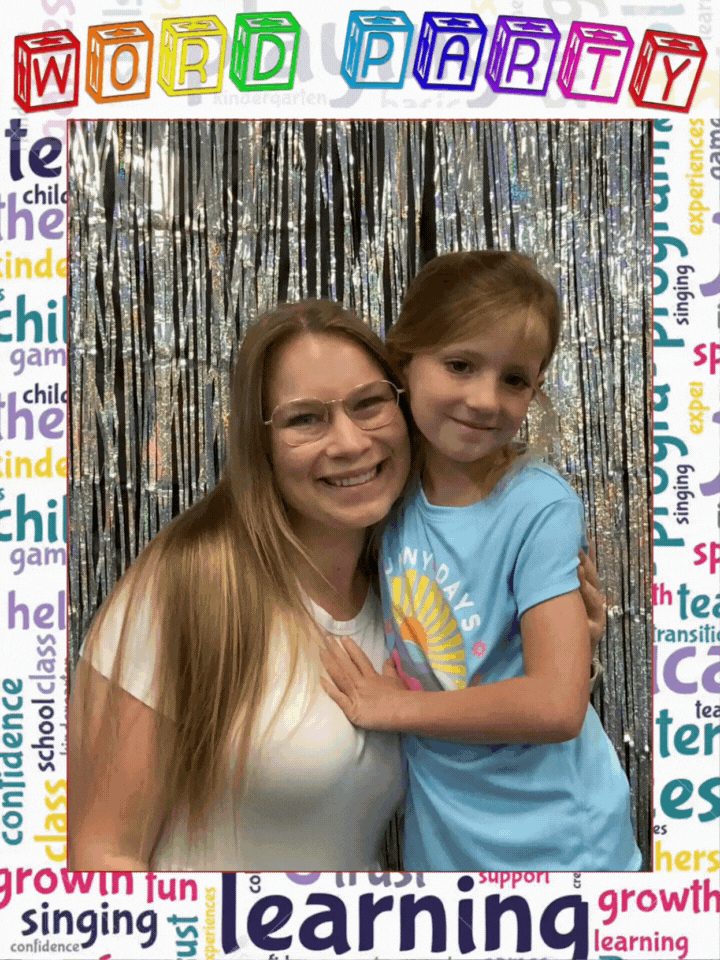 GIF Photo Booth With Custom Overlay Word Party.gif