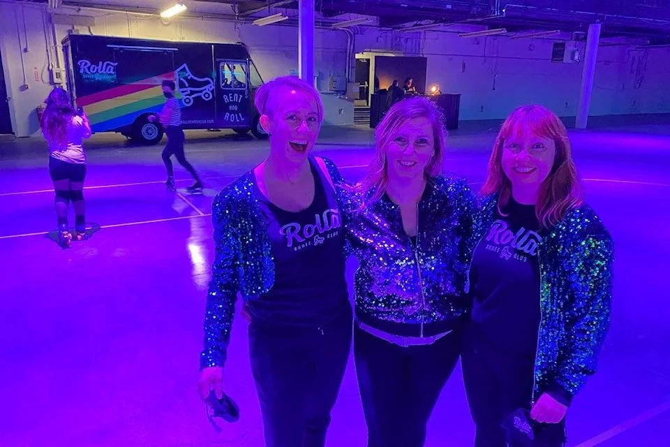 SURREY NOW-LEADER Dec 8, 2021 - Rolla Skate Club wheels into PNE building with help of Surrey event planner