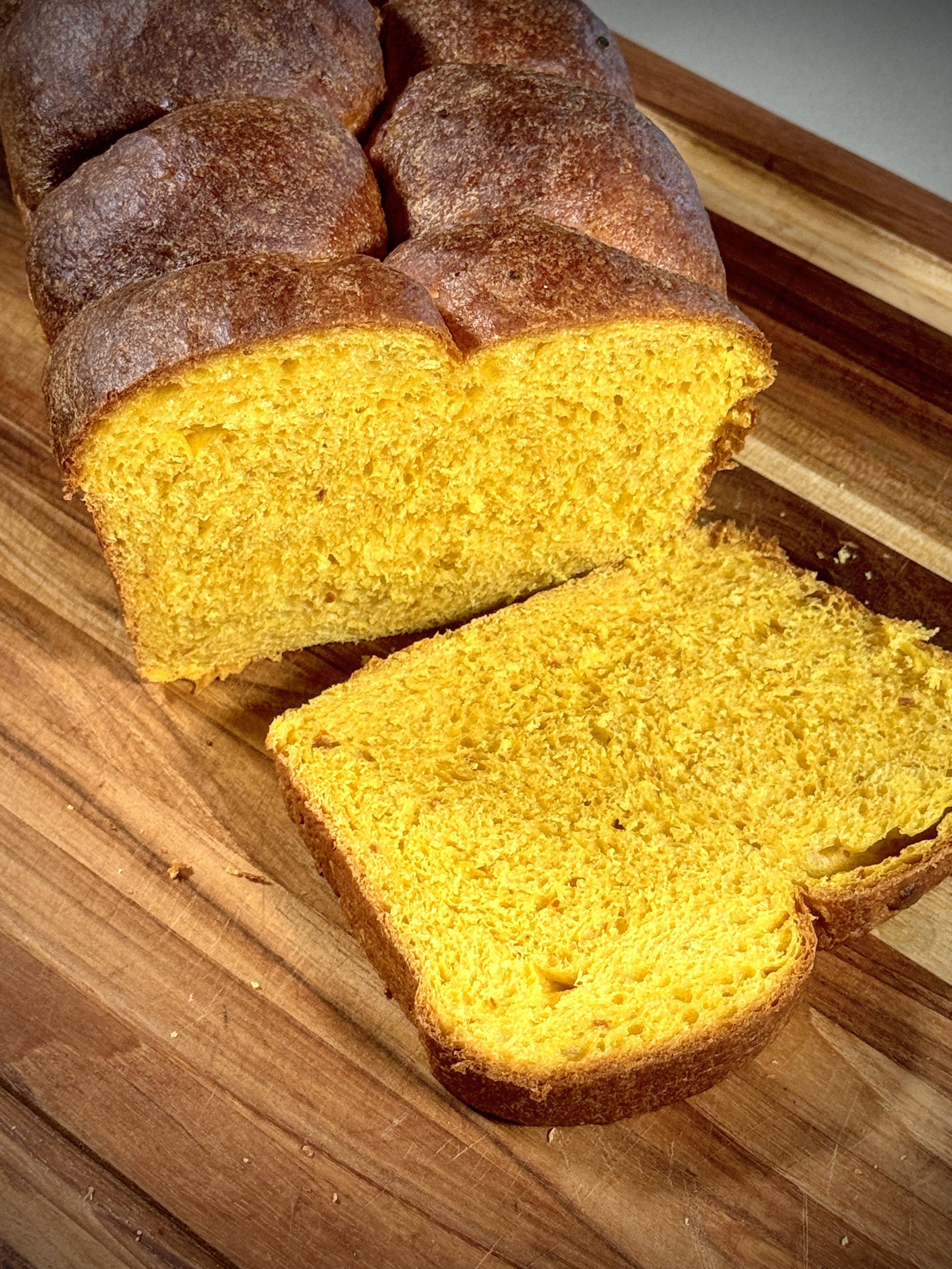 Pumpkin Brioche Loaf (Bread Maker Machine)