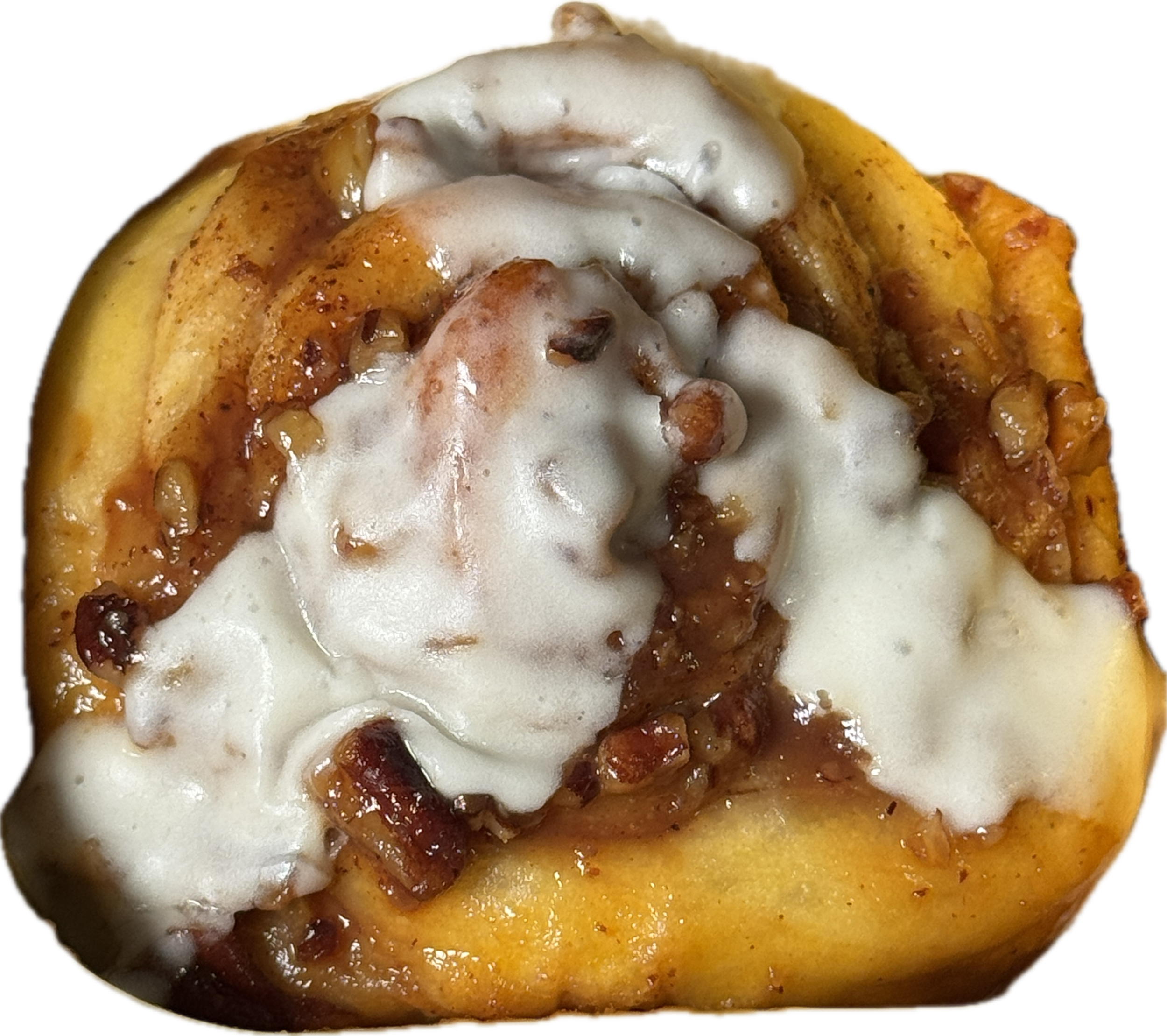 Sweet Potato Cinnamon Roll w/ Pecan Caramel