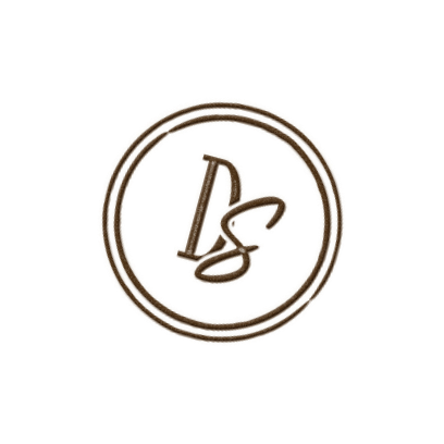 A logo with a stylized 'Ds' inside a double circle outline.