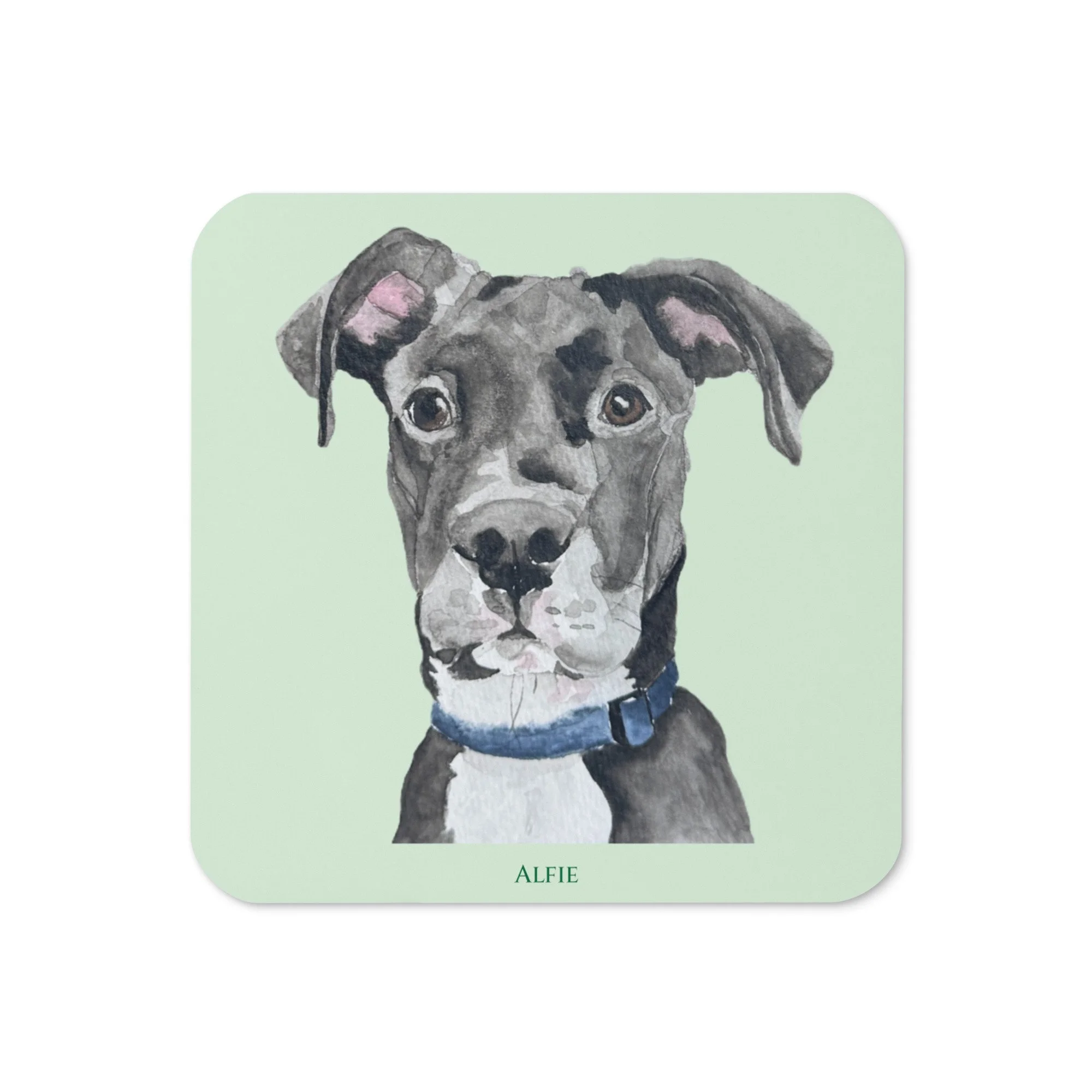 Alfie / the Cork-Back Coaster — Anti-Cruelty Society of Chicago
