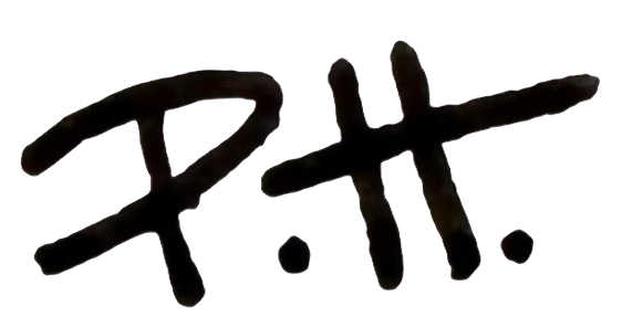 Paige Halminiak Designs logo (PH Designs logo) — Paige Halminiak watercolor art studio, Chicago