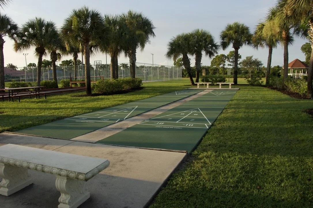 Multiple Shuffleboard Courts