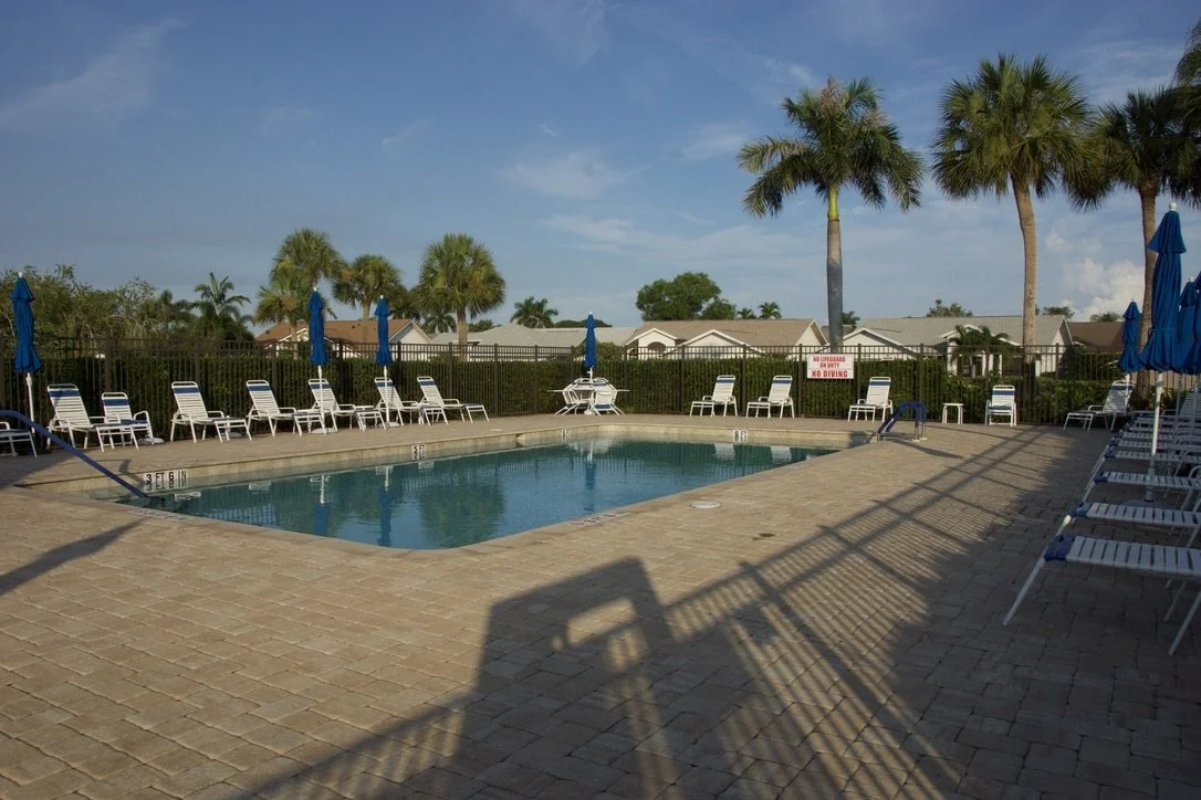 One of two pools