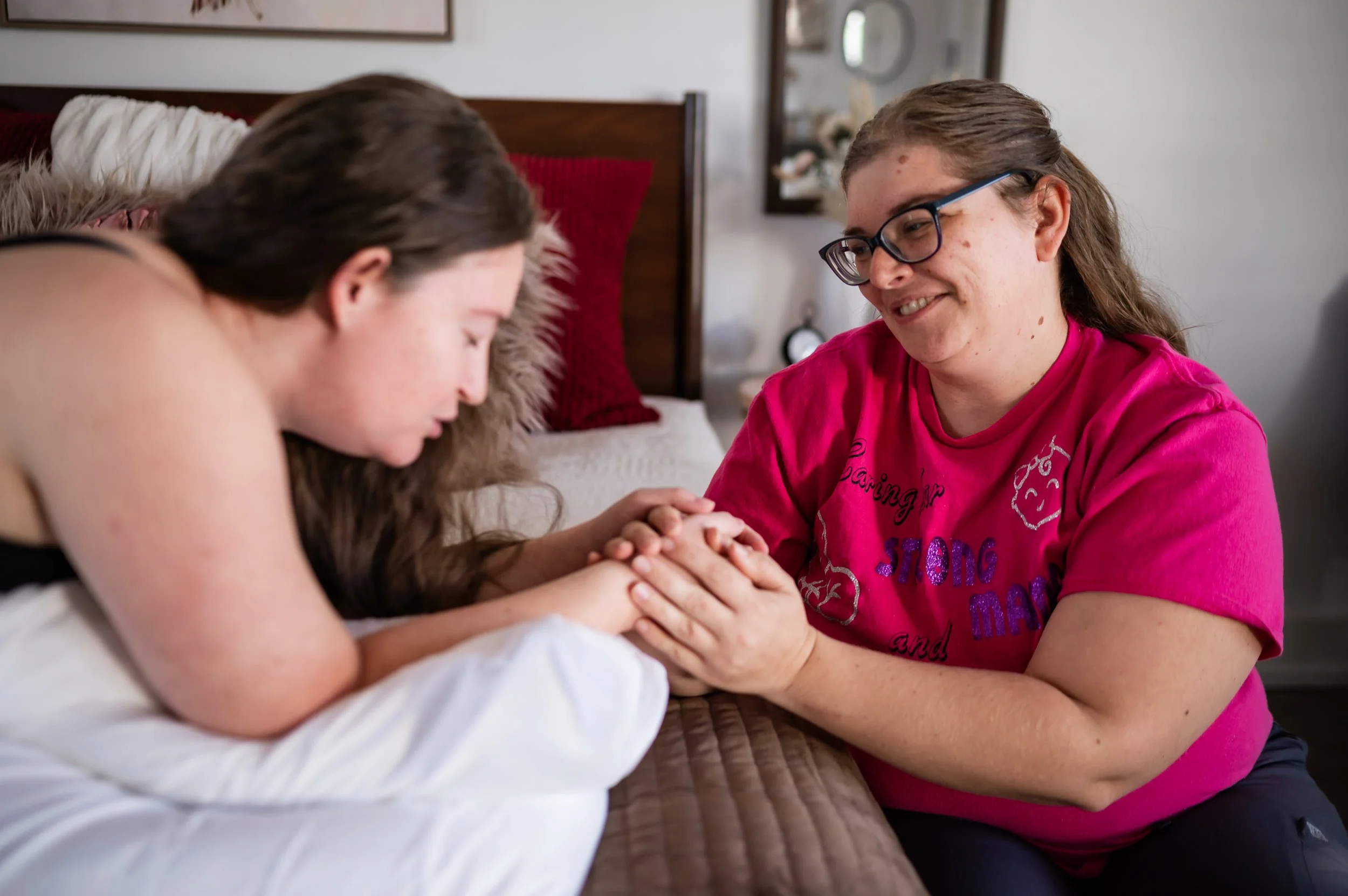 "Doula Melanie Powell of DFW provides more than birth support but walks beside you during one of the most transformative moments of your life."