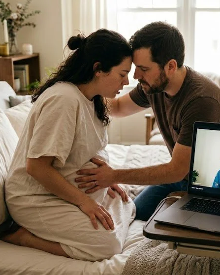 Never feel alone with virtual labor support.  Doula Melanie Powell joins your labor and birth virtually with Christ-centered support and guidance.