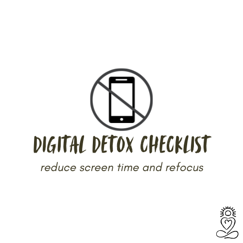 digital detox checklist