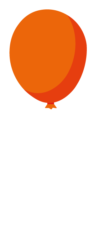 Orange balloon