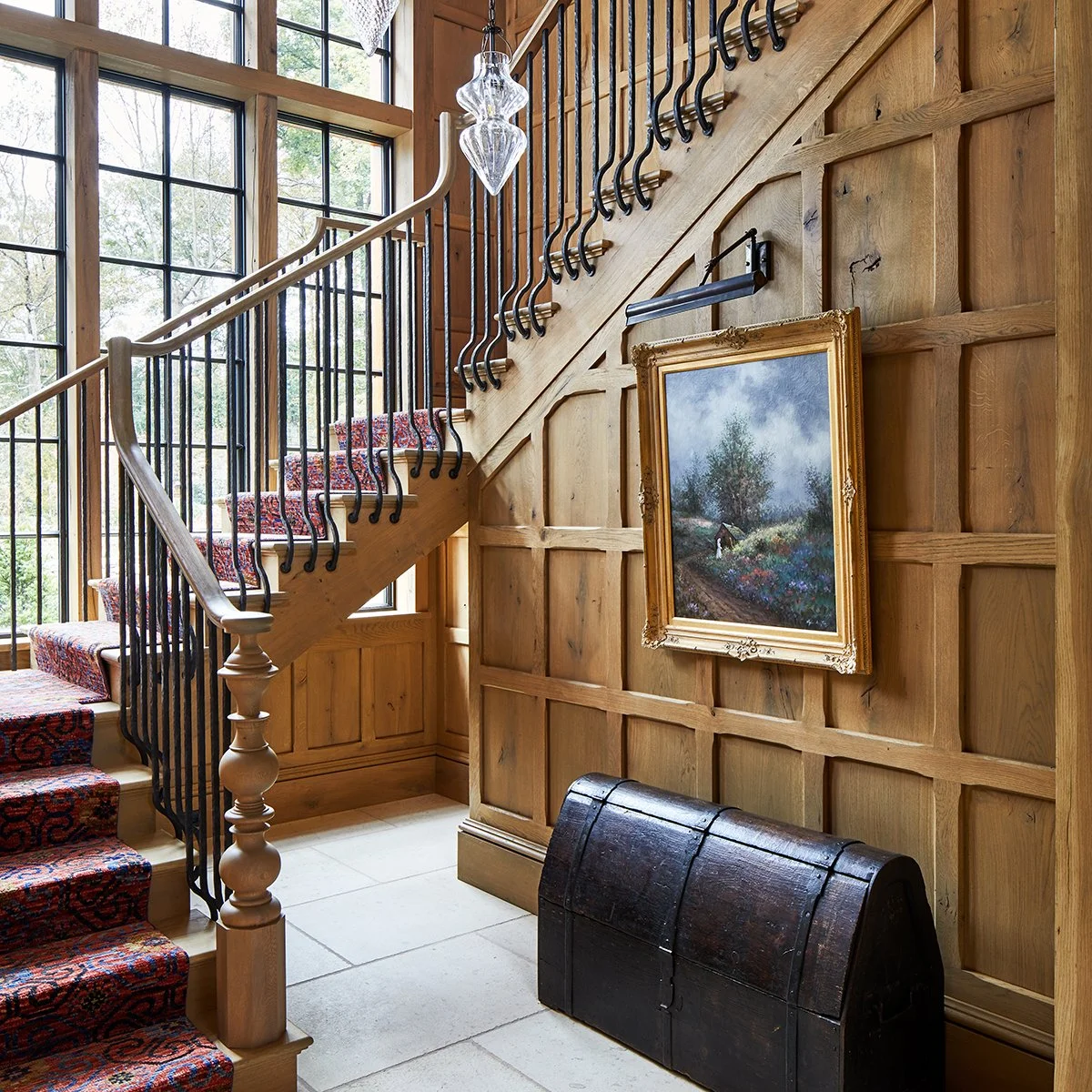 wood staircase