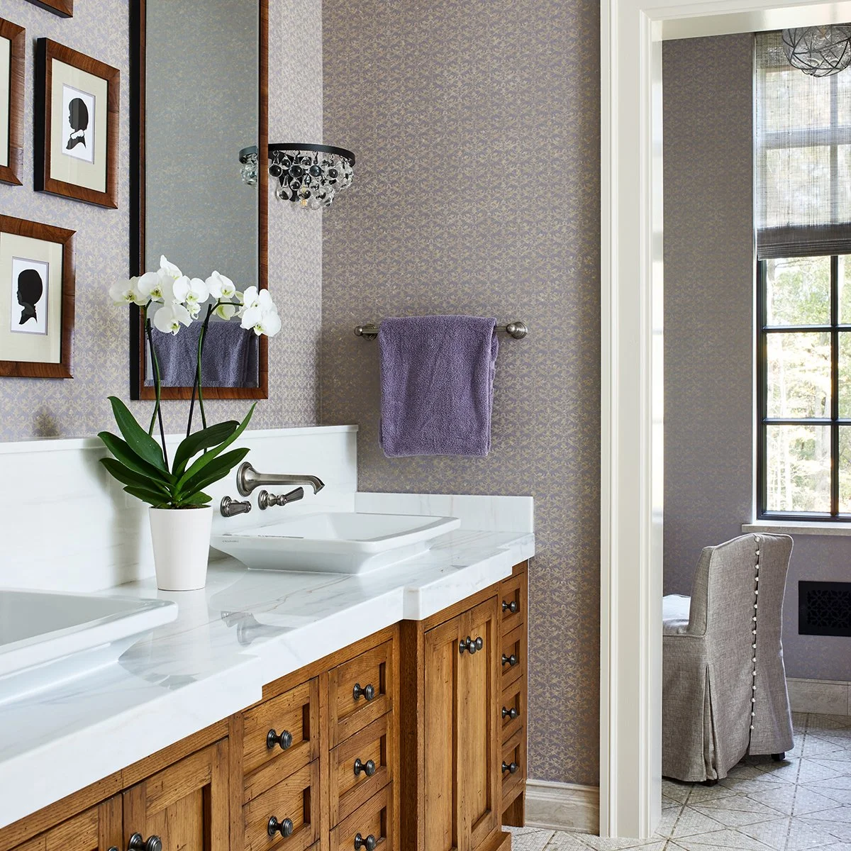 master bathroom, angled view