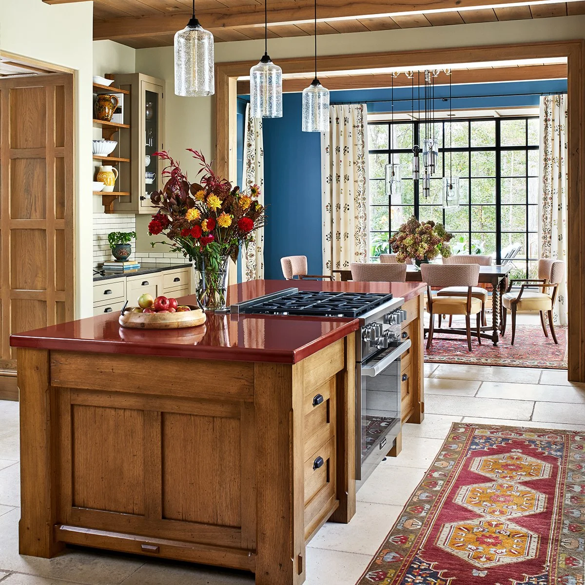 kitchen, angled view