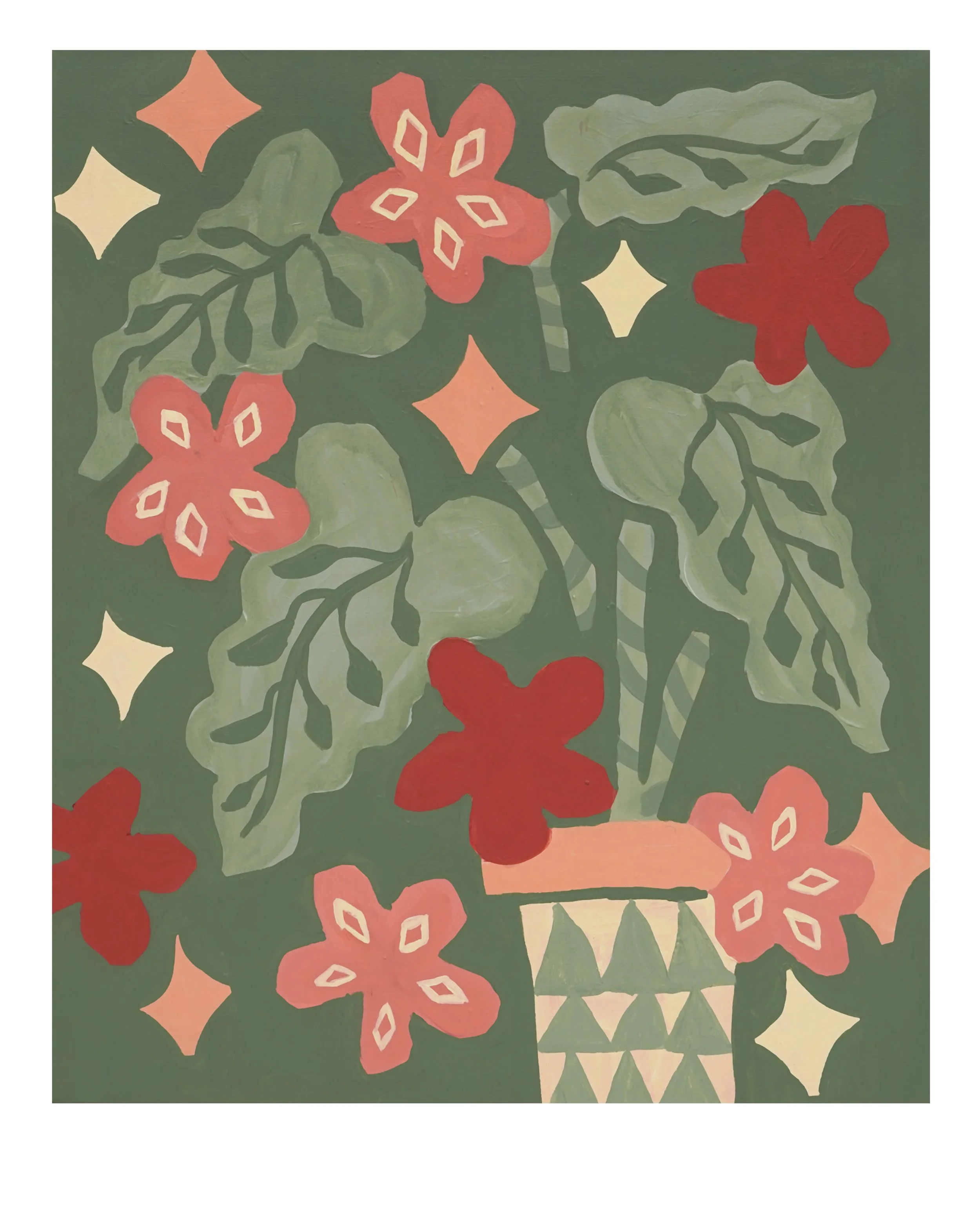 Alocasia at Midnight - Giclée Print