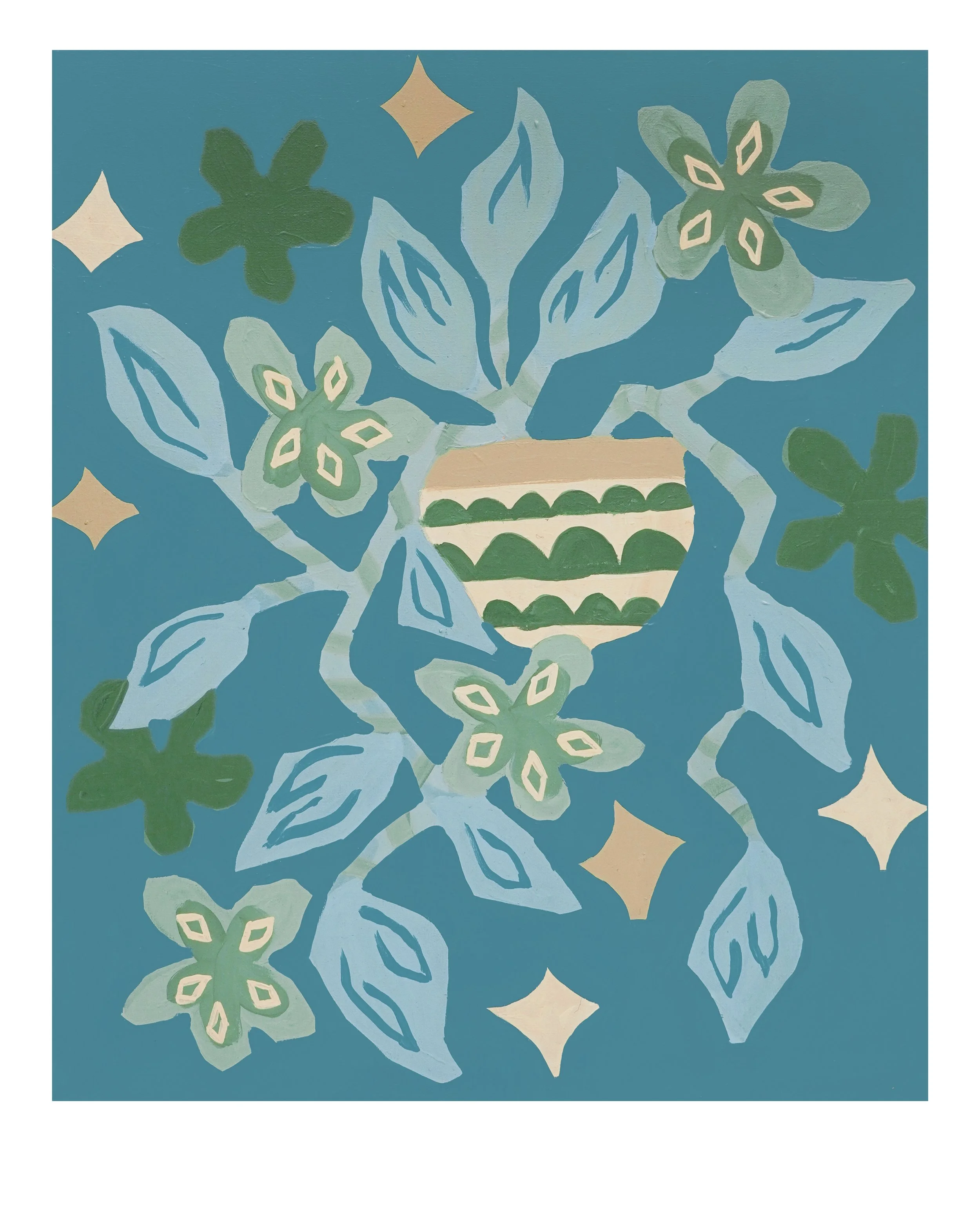 Pothos at Midnight - Giclée Print