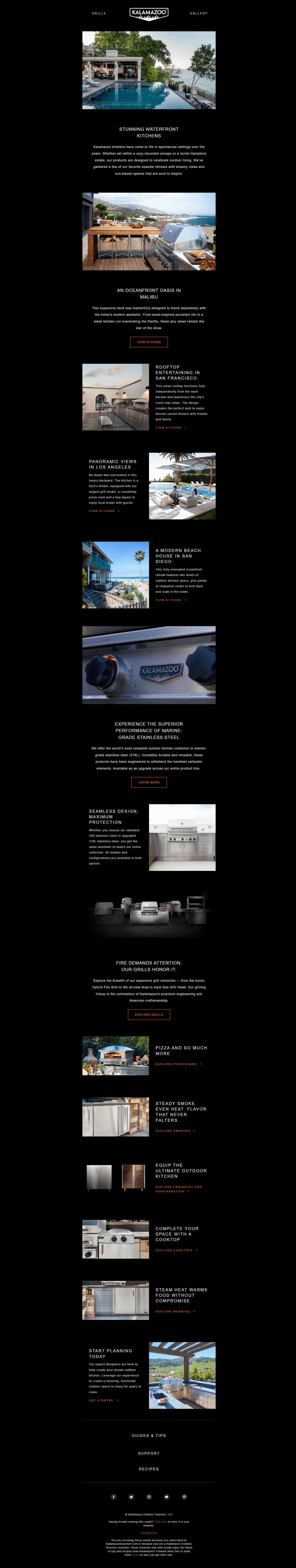 Developed a newsletter calendar aligned with marketing promotions and seasonal campaigns; outlined content, wrote copy, sourced images, and uploaded emails into the email platform.