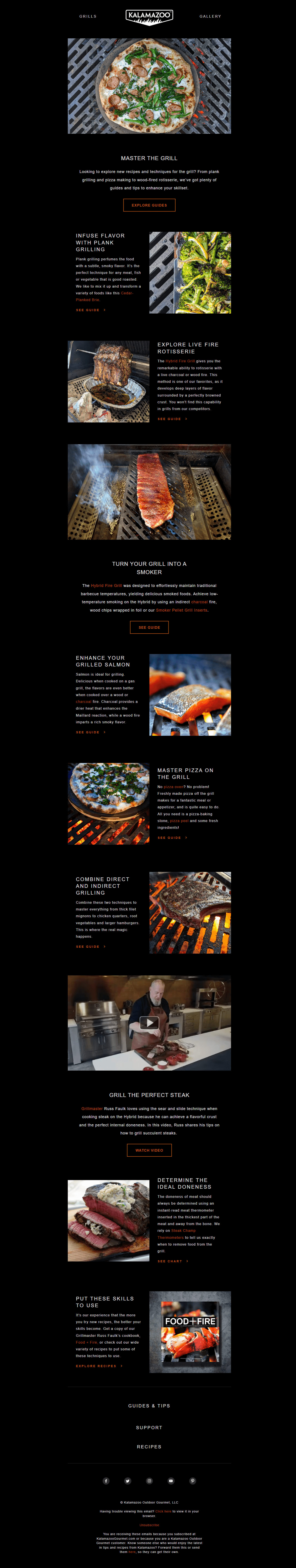 Developed a newsletter calendar aligned with marketing promotions and seasonal campaigns; outlined content, wrote copy, sourced images, and uploaded emails into the email platform.