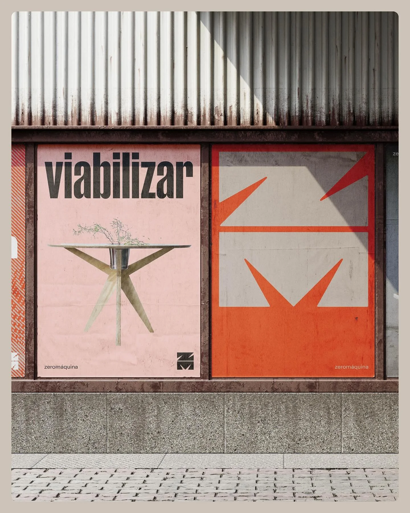 Na @zeromaquina , cada pe&ccedil;a gr&aacute;fica &eacute; extens&atilde;o direta do sistema visual.
⠀
O resultado &eacute; um sistema que se mant&eacute;m reconhec&iacute;vel em qualquer suporte &mdash; de bottons a p&ocirc;steres de rua &mdash; e q