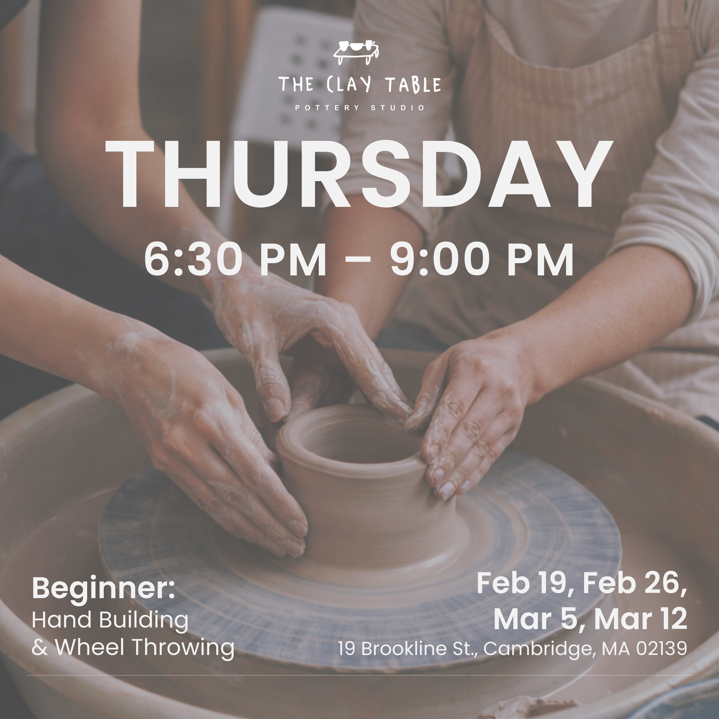 Thursday 6:30PM Class for Beginners