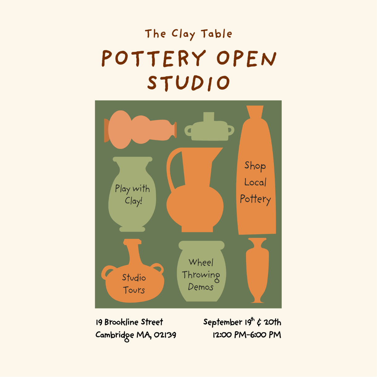 Pottery Market & Open House