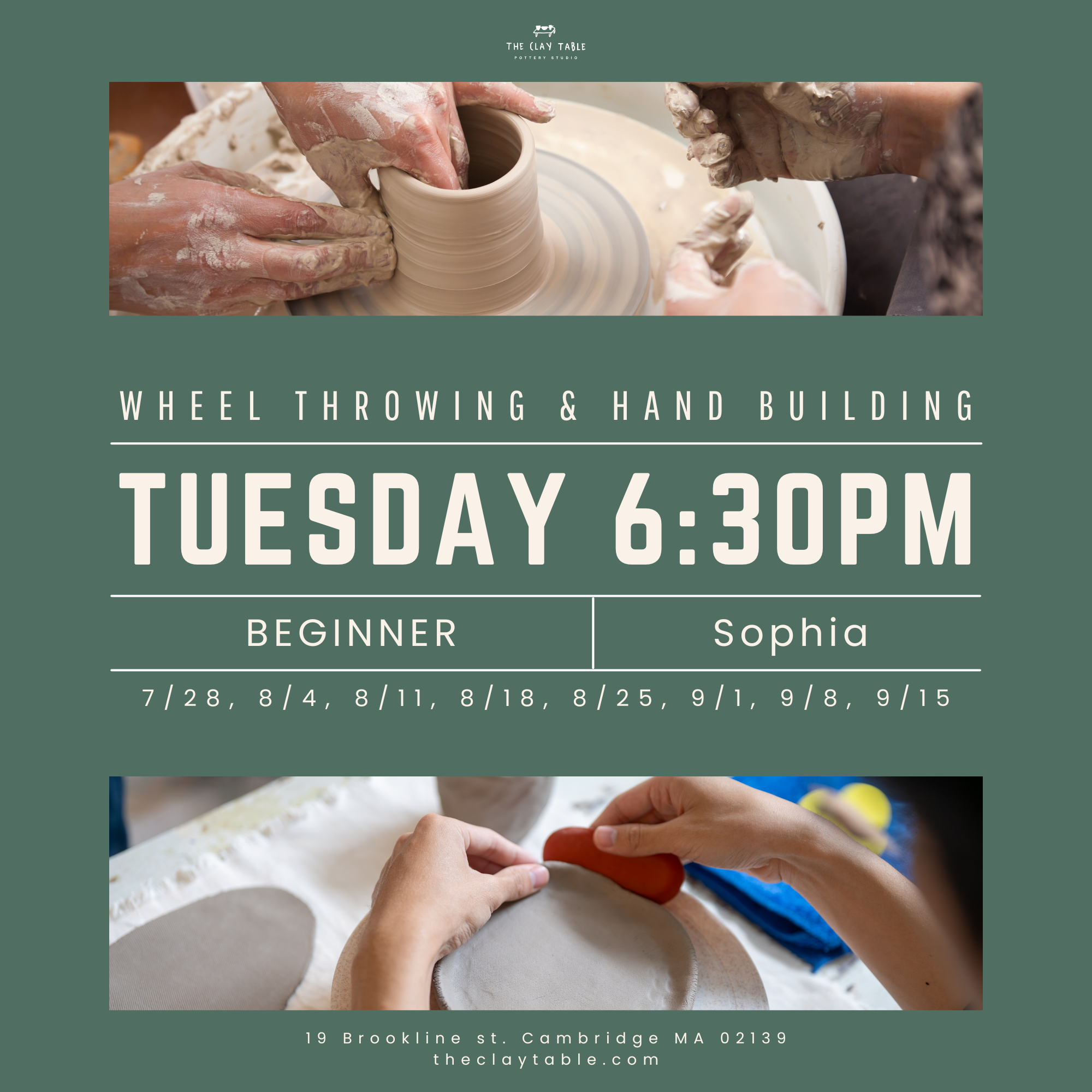 Tue 6:30PM Beginner (Glass room)