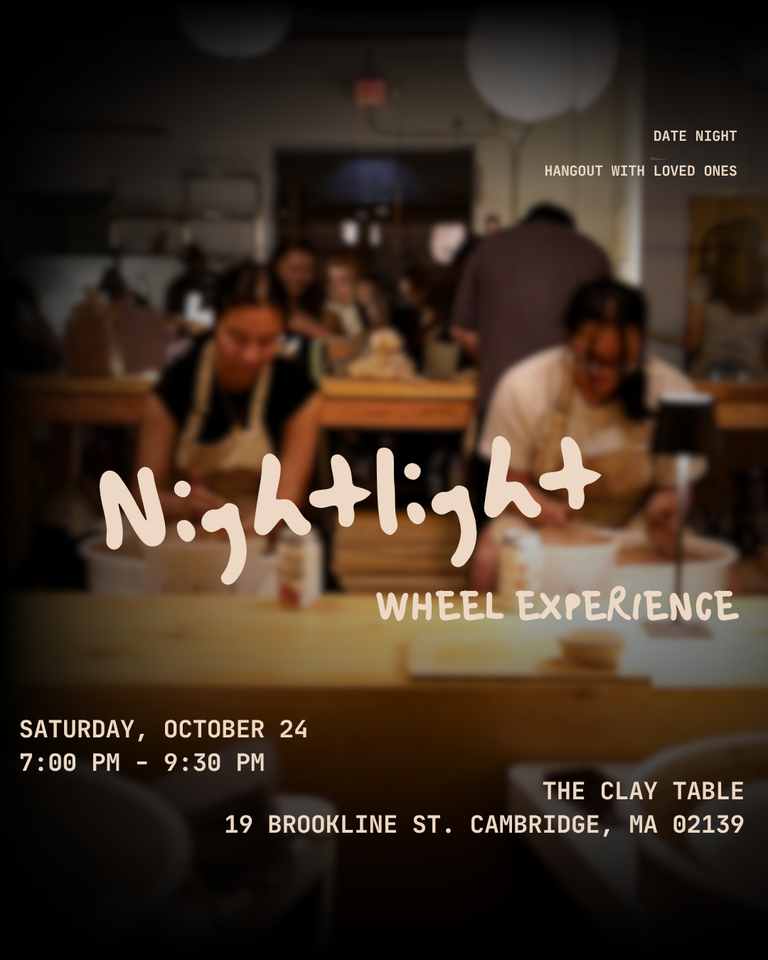 Sat 10/24 @7pm Nightlight: Wheel Experience