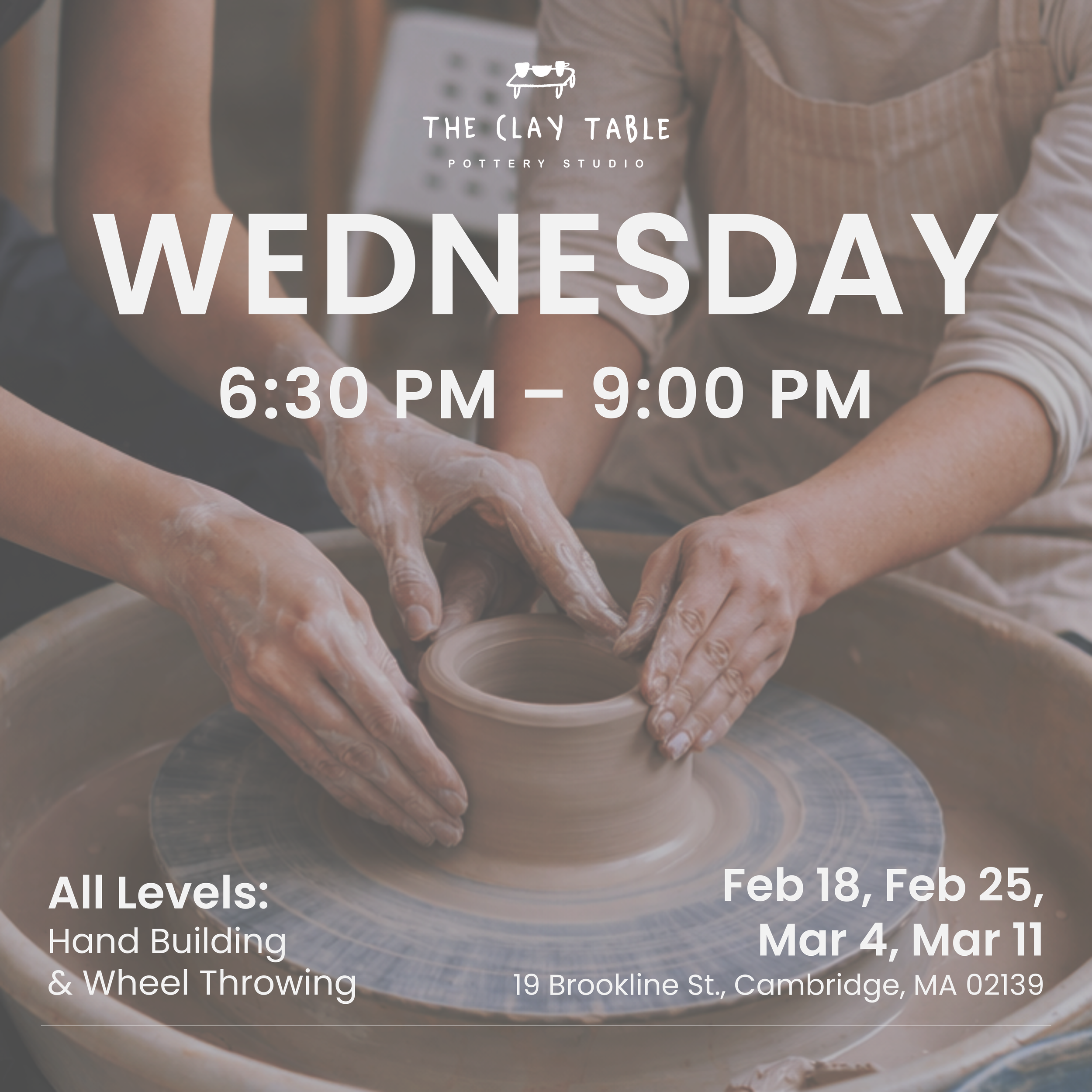 Wednesday 6:30PM Class for All Levels