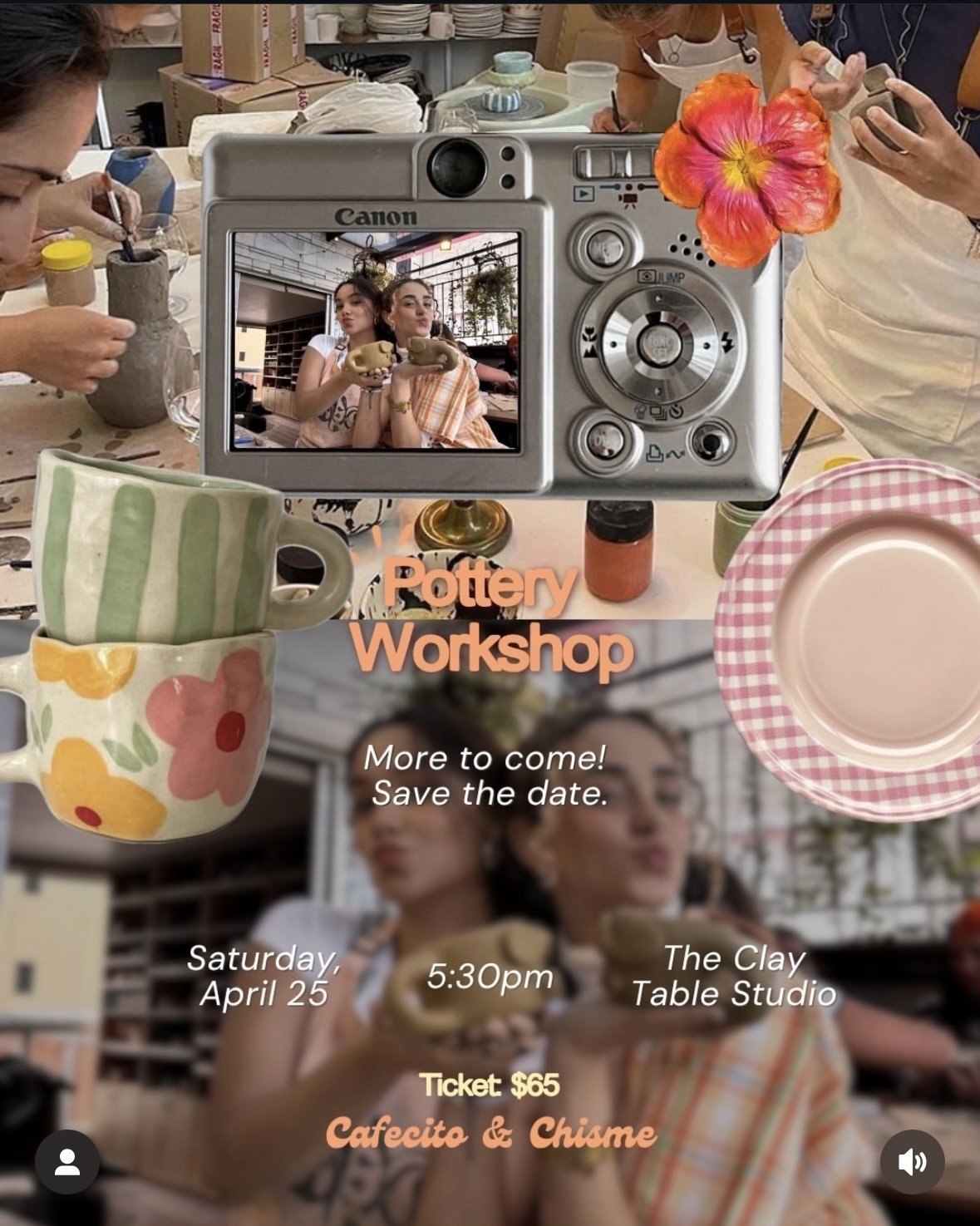 The Clay Table X Cafecito & Chisme: Pottery Workshop