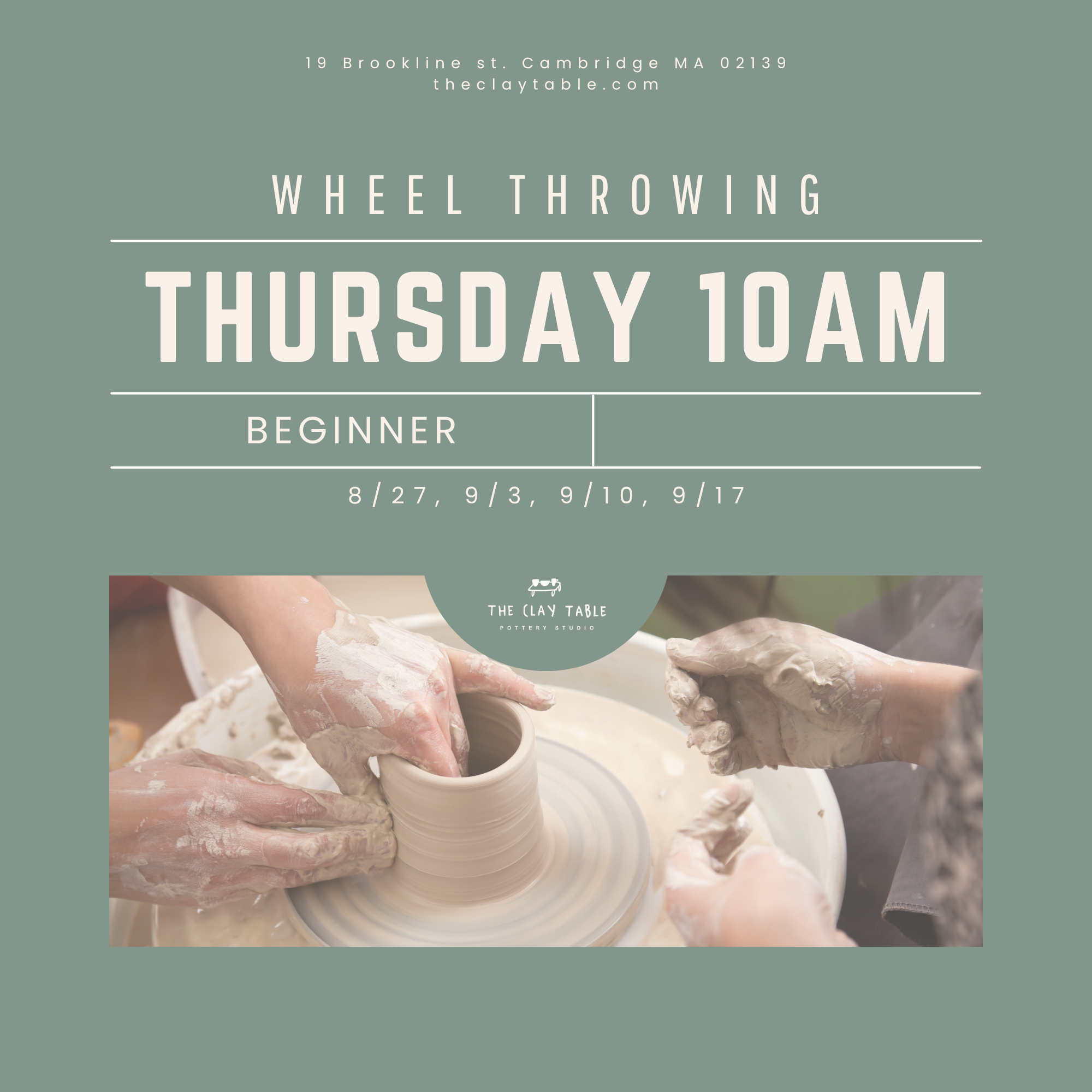 Thu 10AM Beginner (starting 8/27)