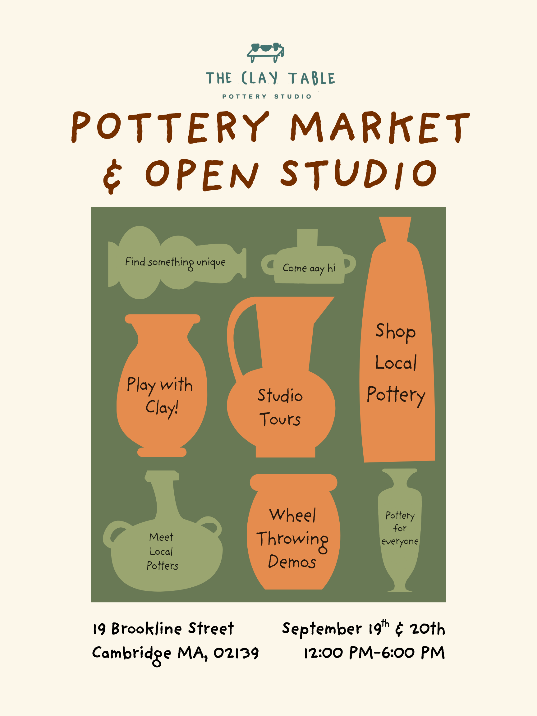 Pottery Market & Open Studio