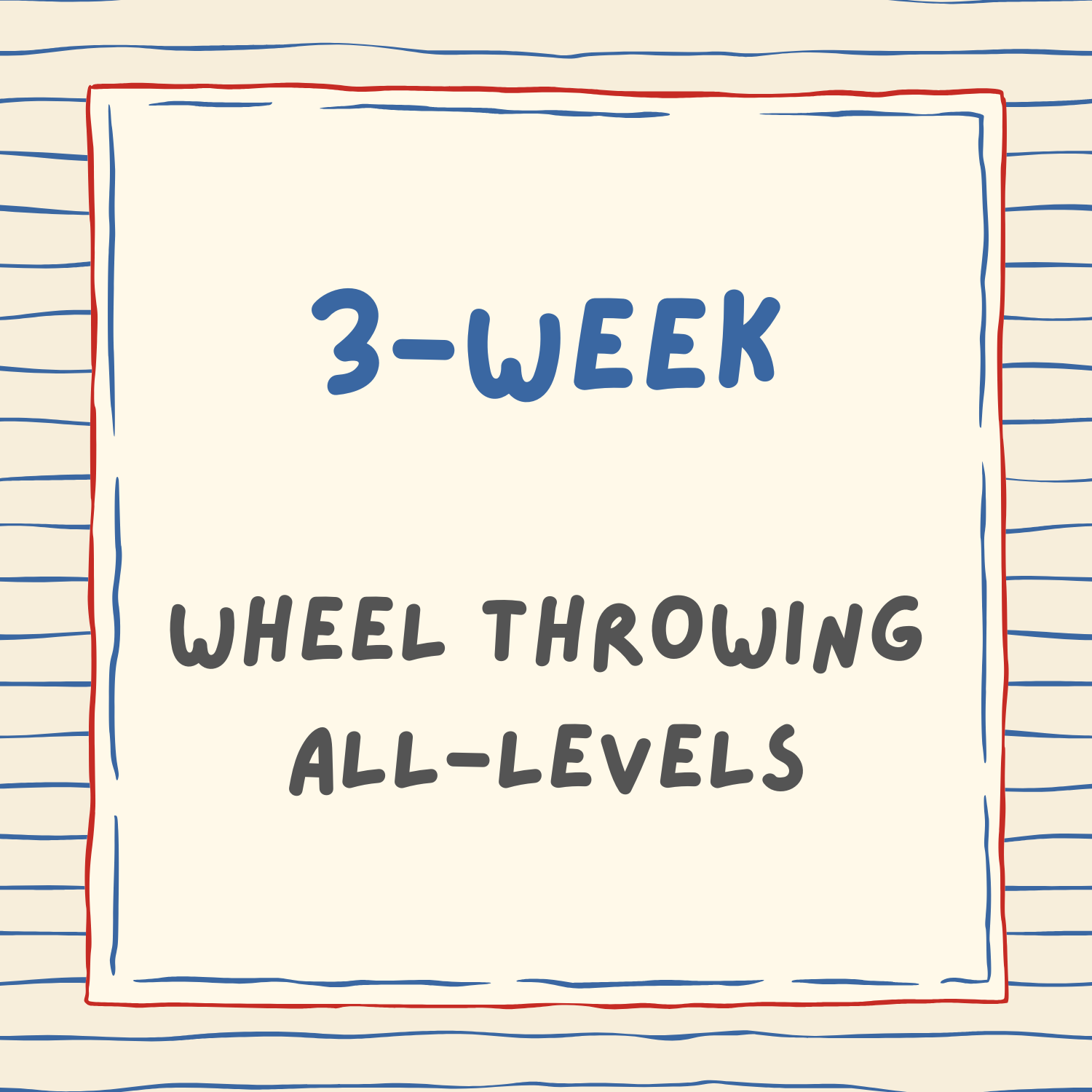 3-week | Tue 7PM (Starting 12/1)