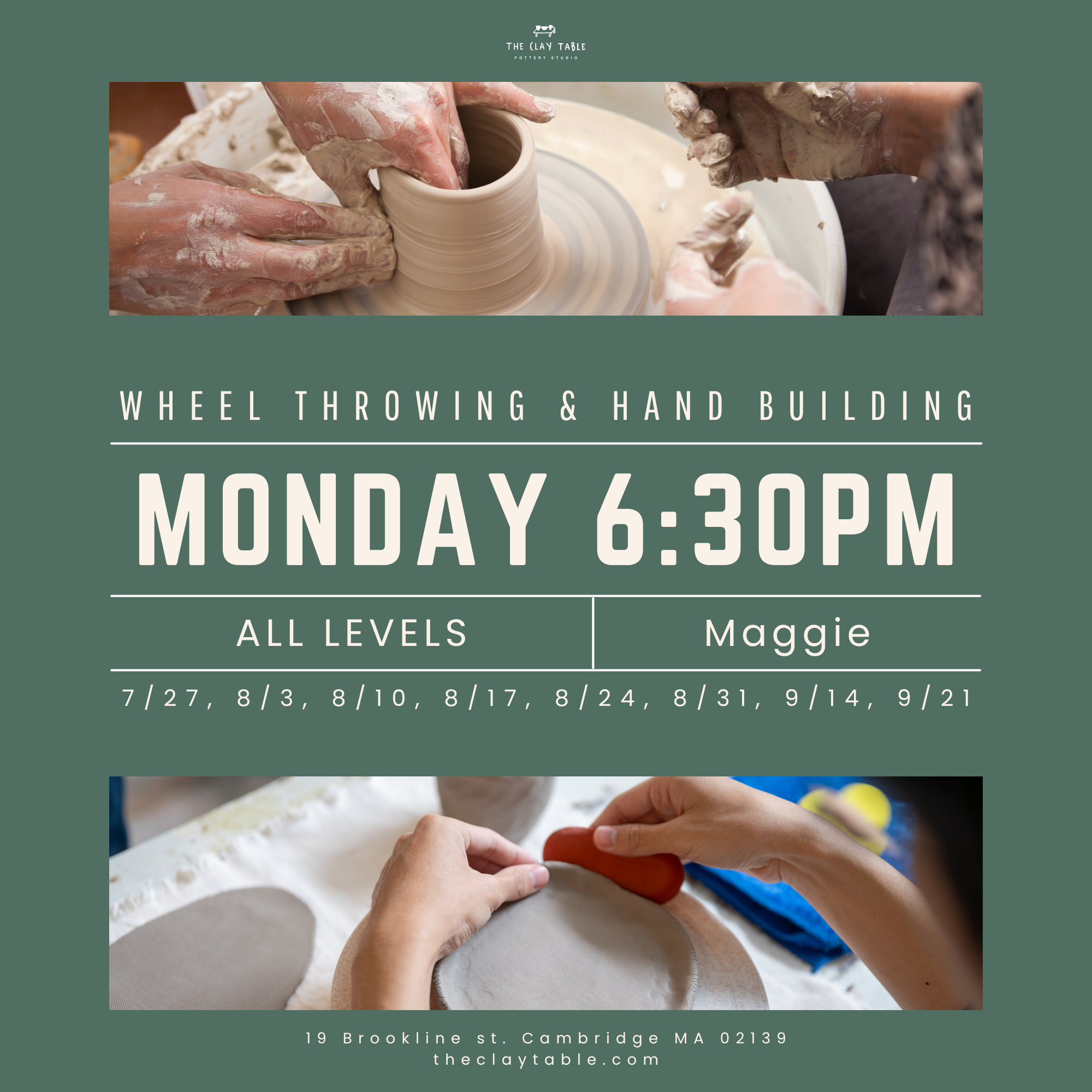 Mon 6:30PM All-levels (Front room)