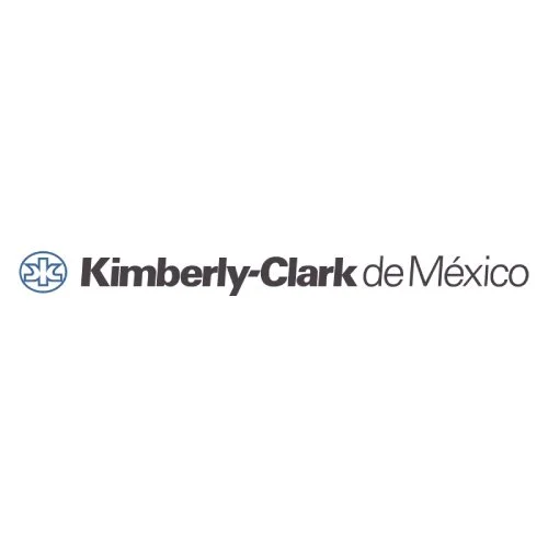 Kimberly Clark de México logo with blue medical cross symbol