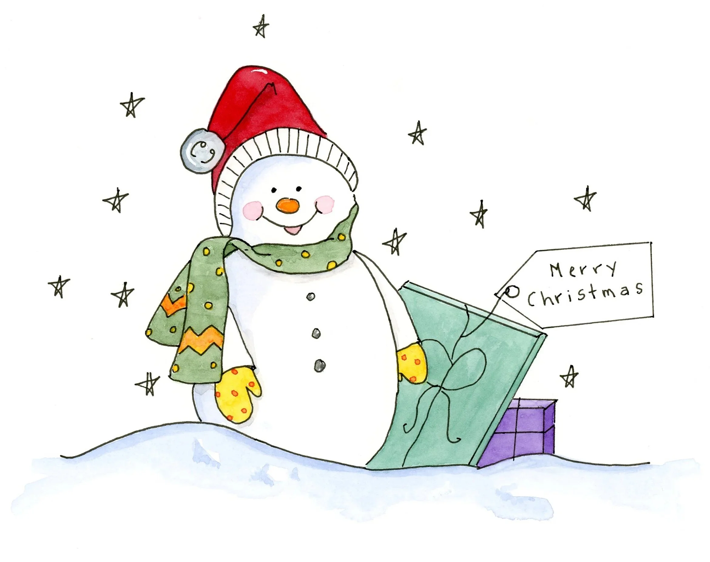 Merry Christmas Snowman