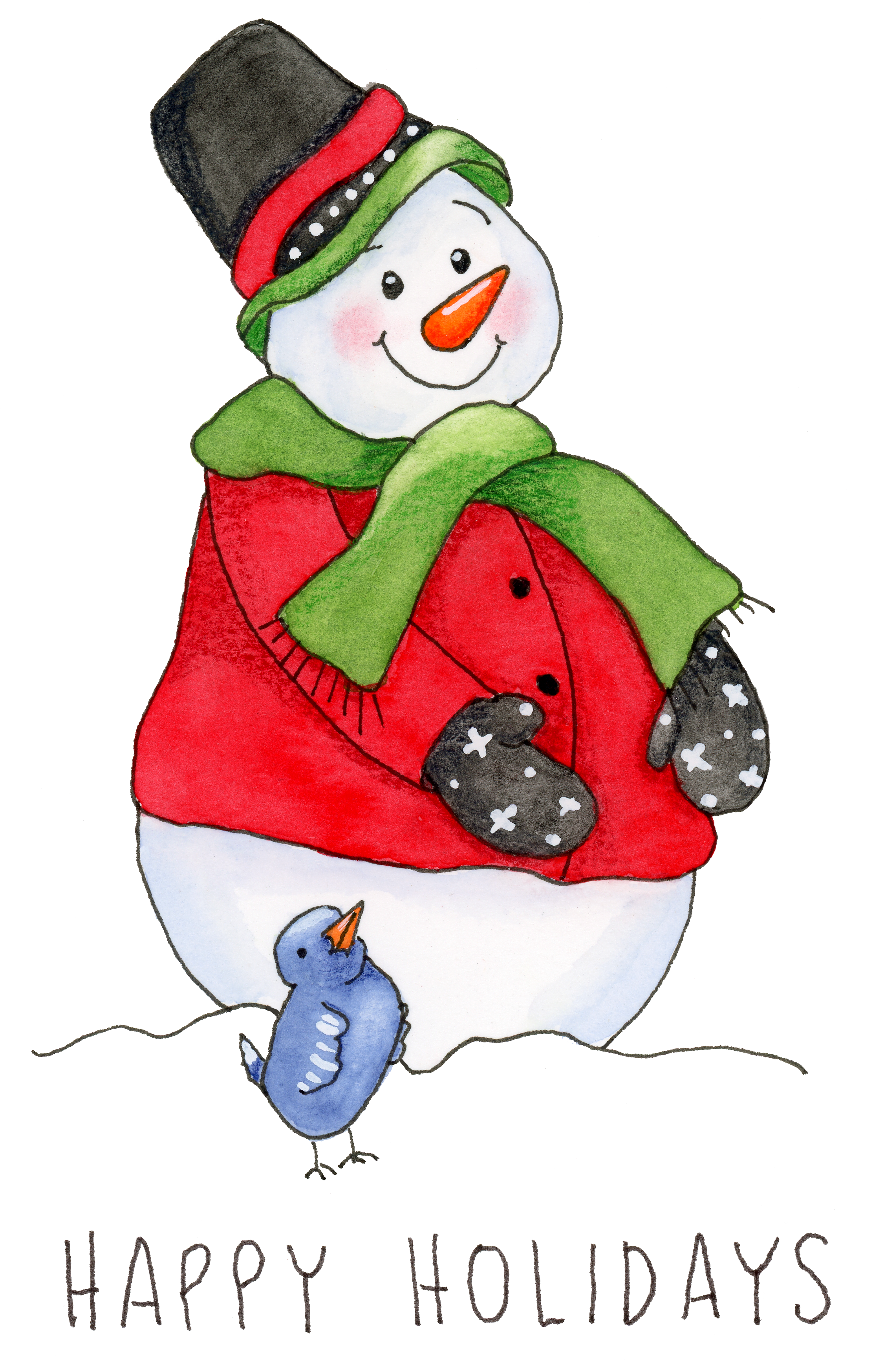 Snowman with Friend