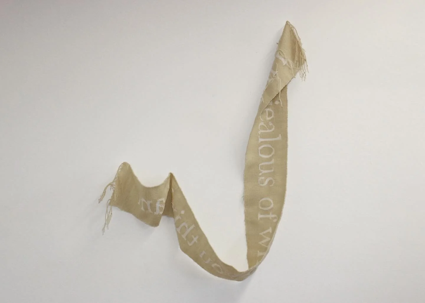 i&rsquo;m jealous of who you think i am
linen, wool, bamboo
95 x 10 in
2024

📷: @its.just.mat