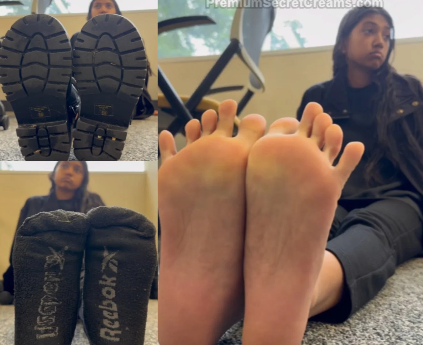 Video 206 - Public Feet Interview, Indian College Girl Boot, Socks & Soles Reflexology