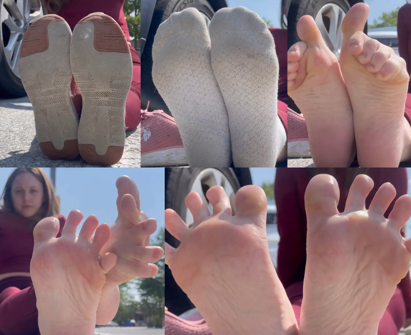 Video 218 - Public Feet Interview, Fresh out the gym, Sweaty Soles