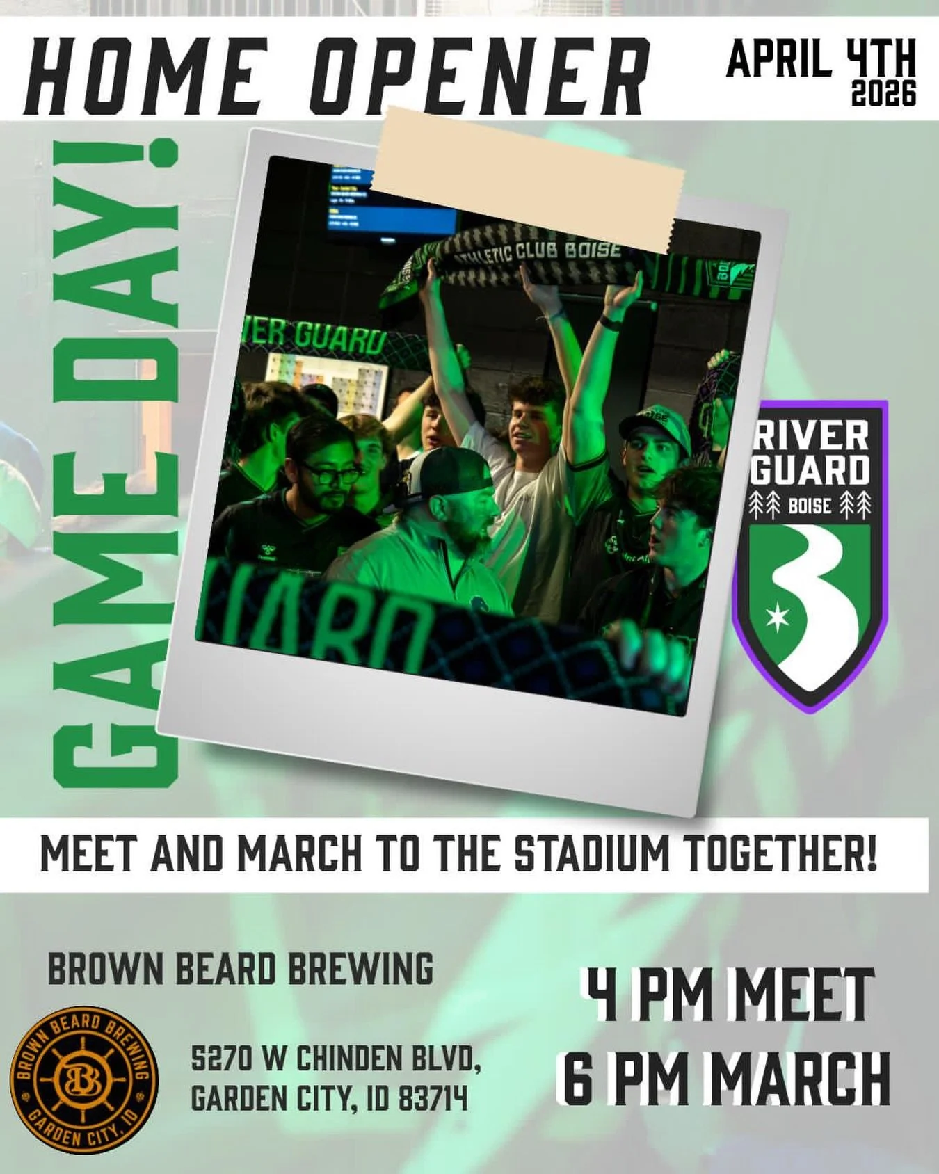 The wait is over! We takeover Les Bois Park on Saturday 👏 

We&rsquo;ve been patient and now it&rsquo;s our time. We fill Les Bois Park with family, friends, and Supporters to deliver MAX VOLUME. We WILL cheer the full 90, we SUPPORT all year! 

Our