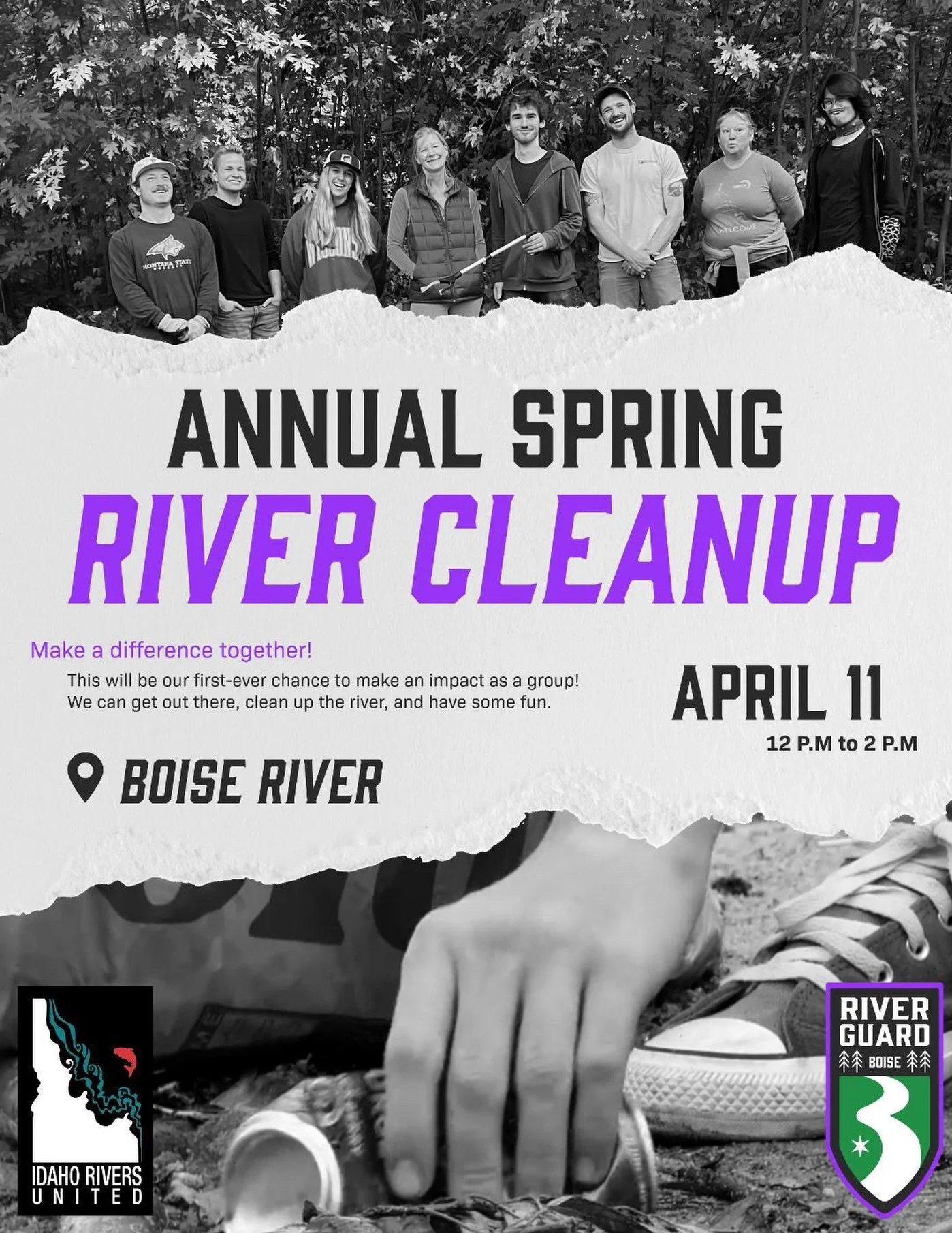 OUR TEAM. OUR COMMUNITY. ⚽️🌳

When we&rsquo;re not in the stands, we&rsquo;ll be giving back to the community. We are partnering with Idaho Rivers United for a Day of Caring. Join us for IRU&rsquo;s Annual Spring River Cleanup! 

Check our Events pa